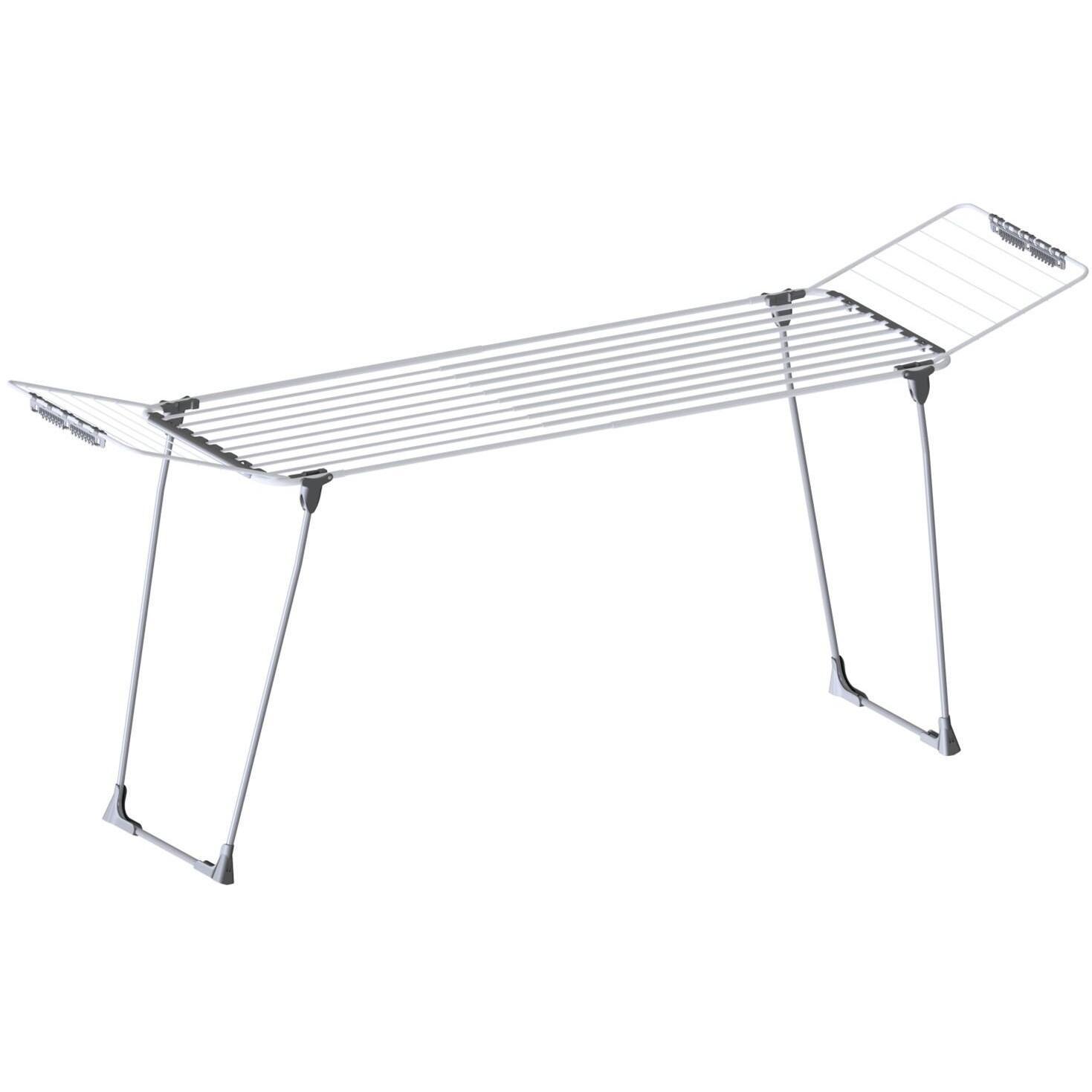 FILPLAST Séchoir table extensible en acier plastifié 16 à 23m avec accessoires 1 pièce