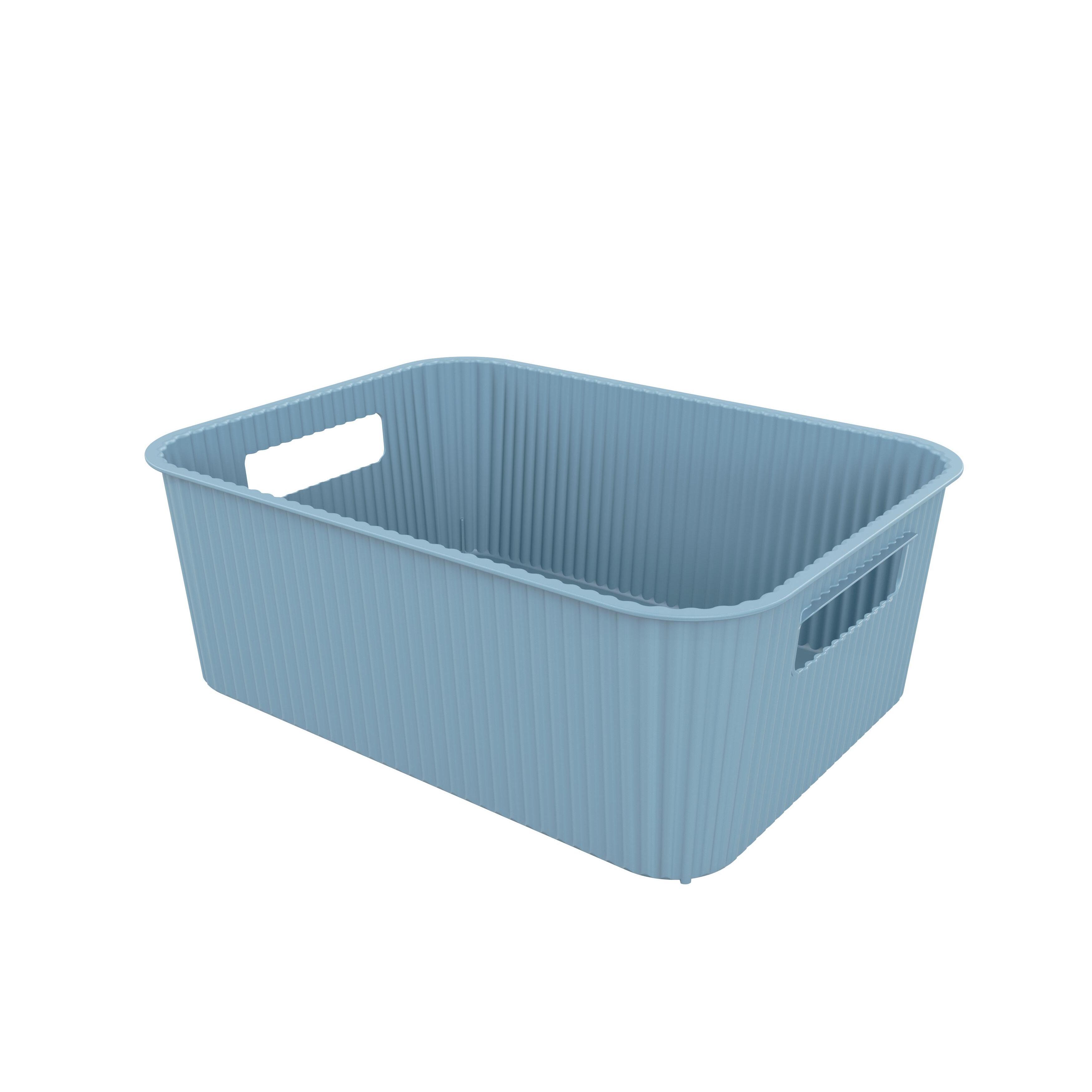 SUNDIS Panier de rangement 10l avec poignées ergonomiques design moderne fabriqué en france 1 pièce
