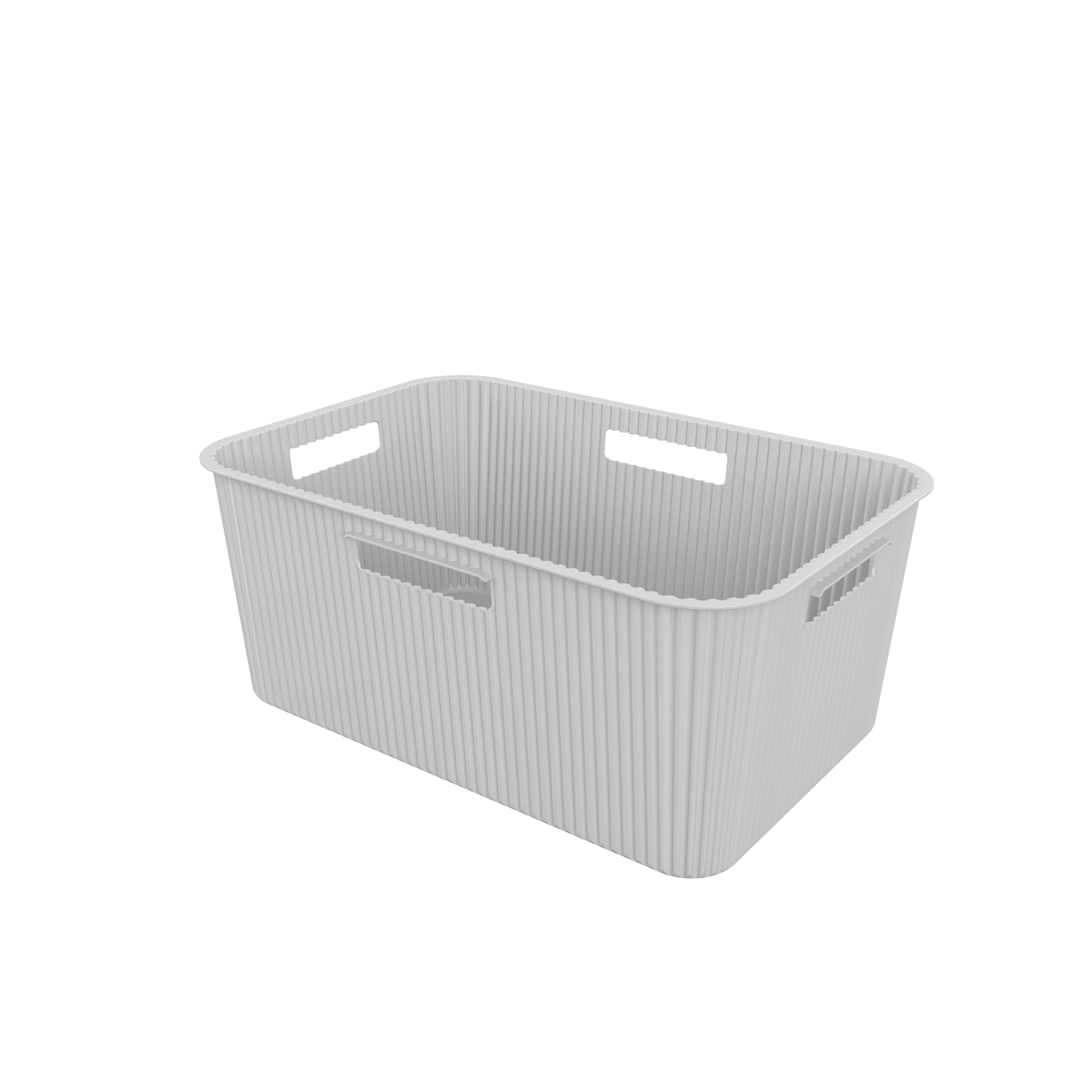 SUNDIS Panier à linge 40l offwhite 1 pièce