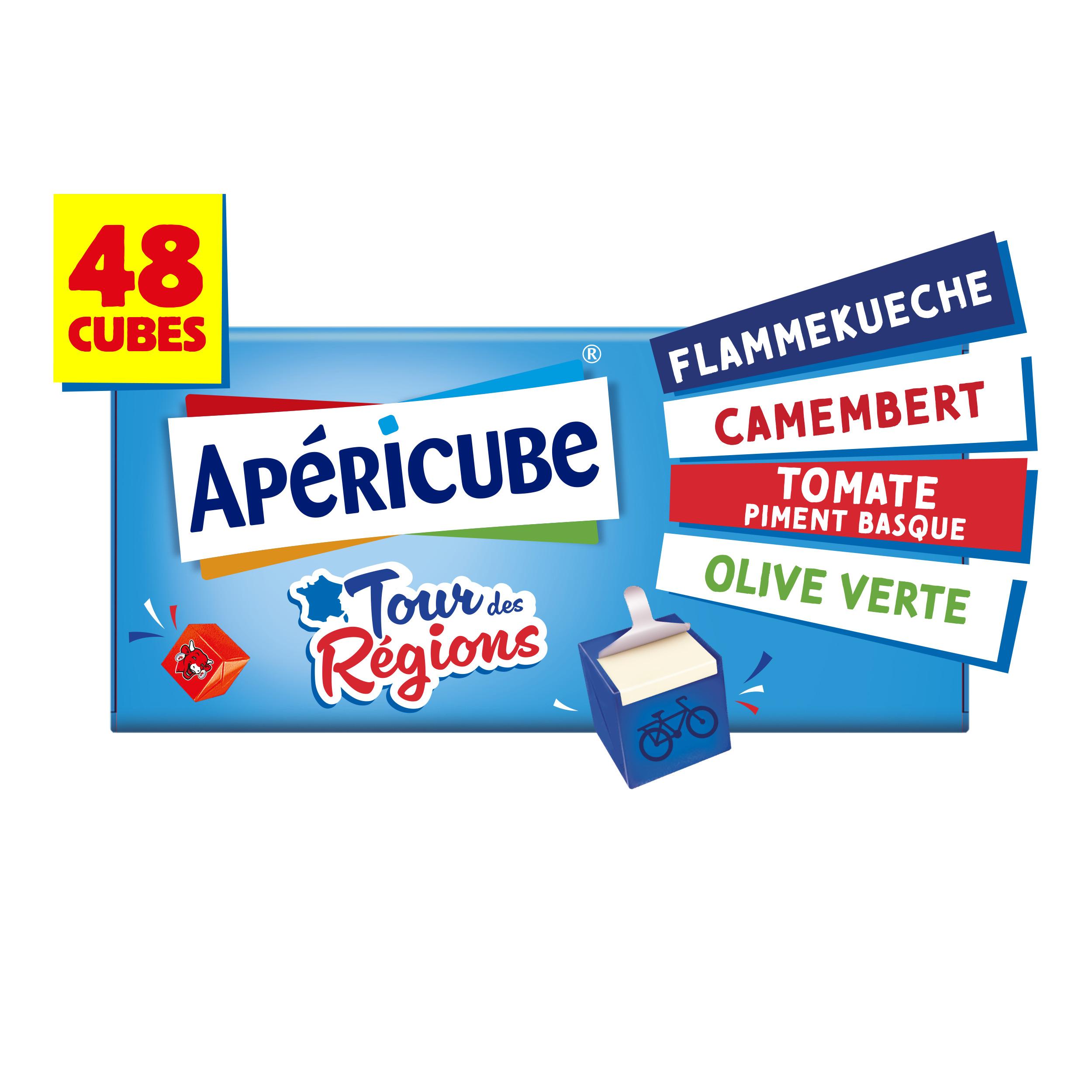 APERICUBE Cubes de fromage apéritif 48 cubes 250g