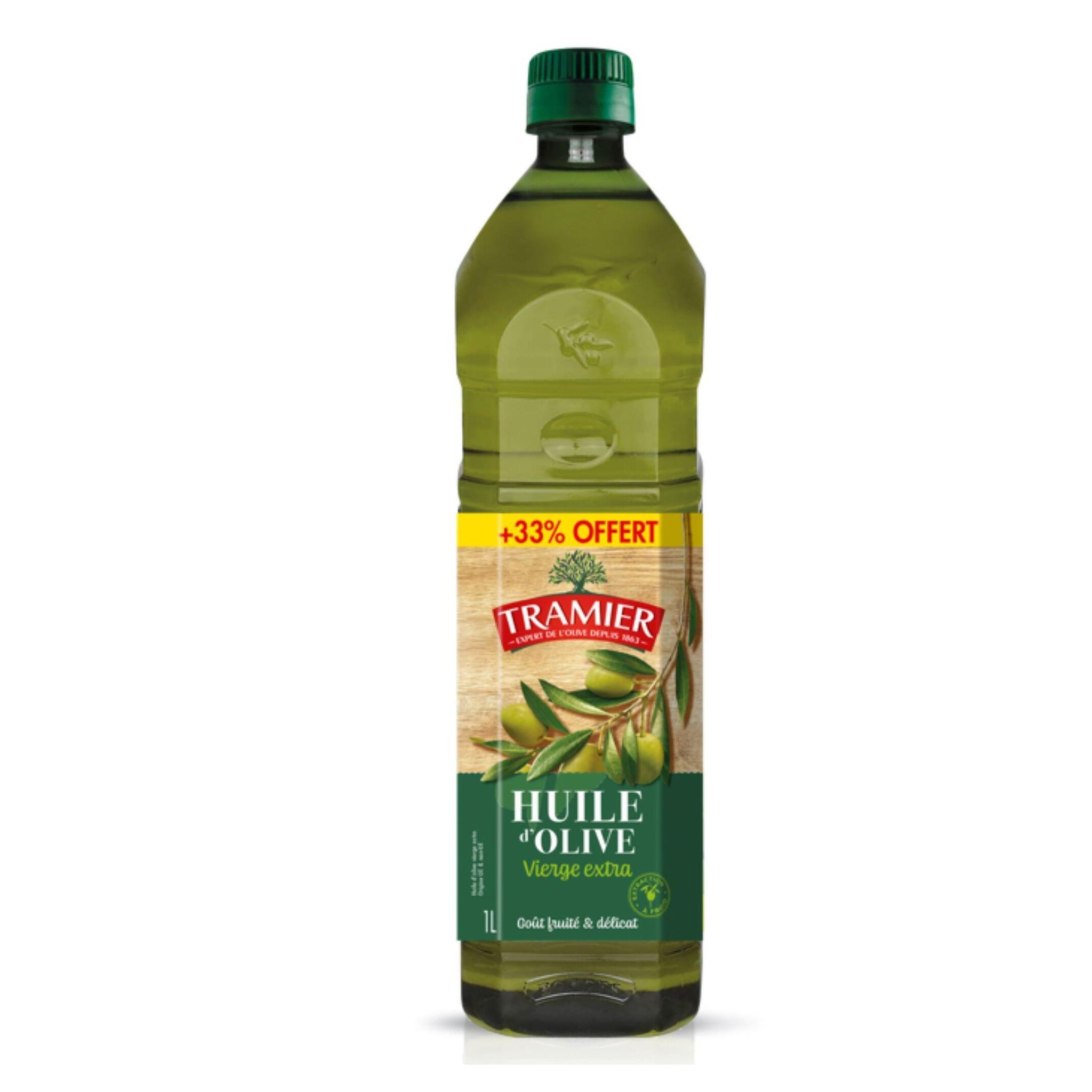 TRAMIER Huile d'olive vierge extra 75cl+33% offert 1l