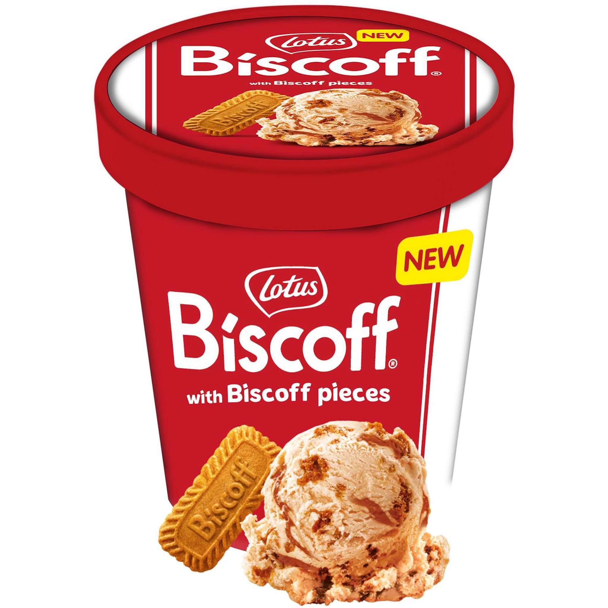 LOTUS Pot de crème glacée caramel biscuit 295g