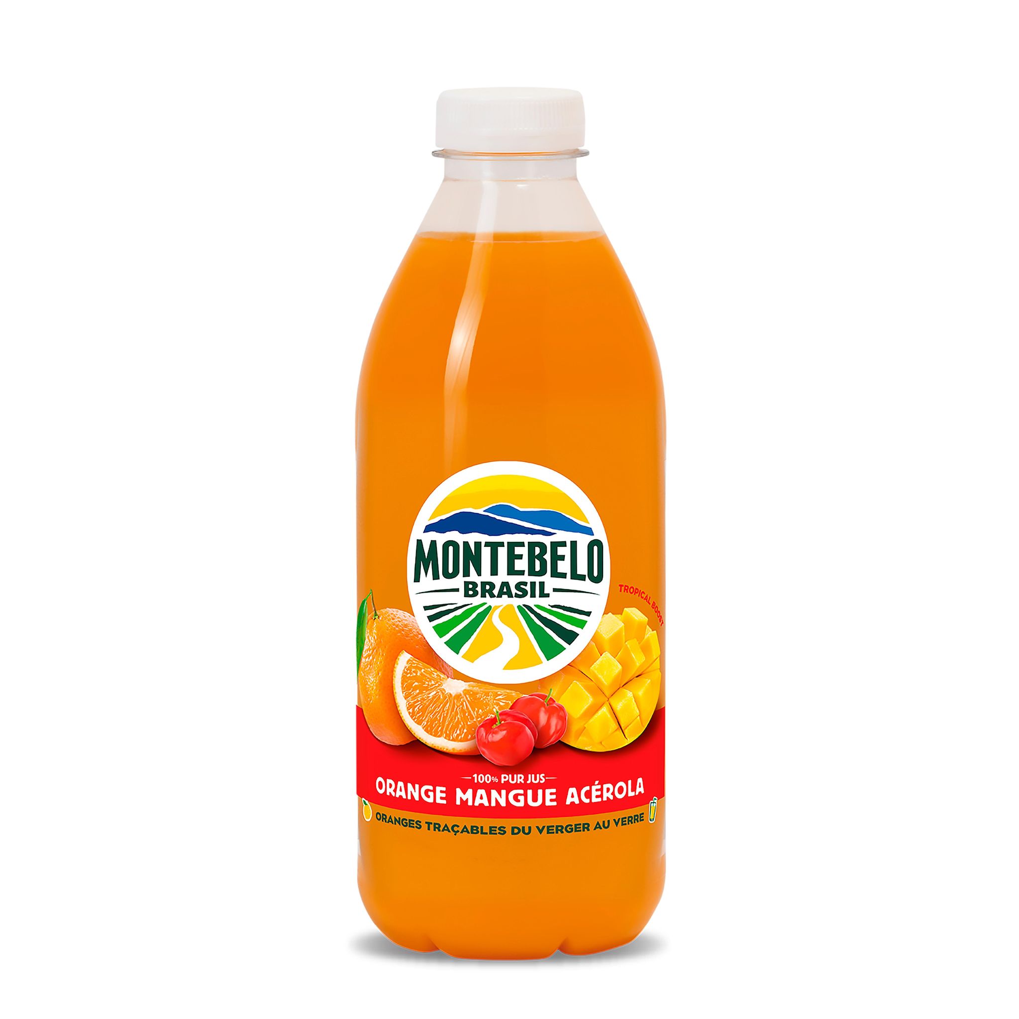 MONTEBELO BRASIL 100% pur jus orange mangue acérola 1l