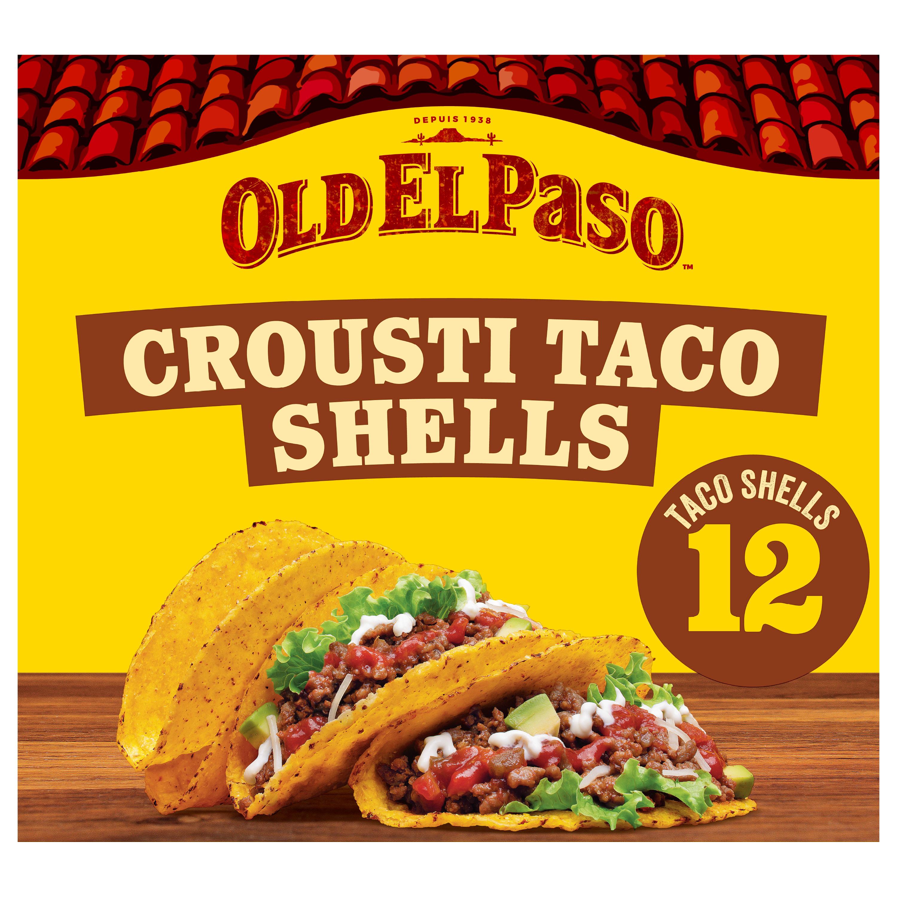 OLD EL PASO Coquilles de maïs pour taco sans conservateur 135g