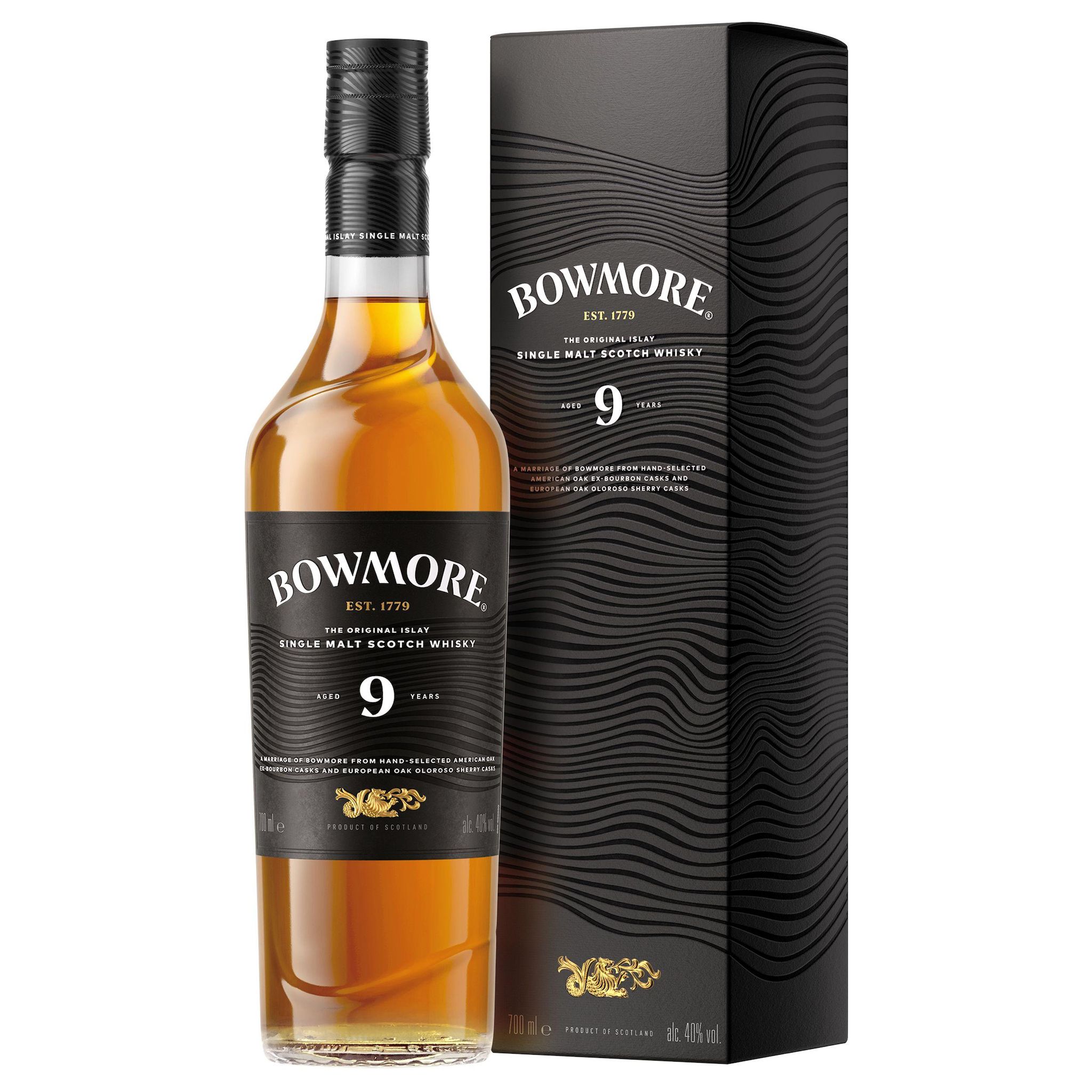 BOWMORE Scotch whisky single malt 9 ans d'âge 40% 70cl