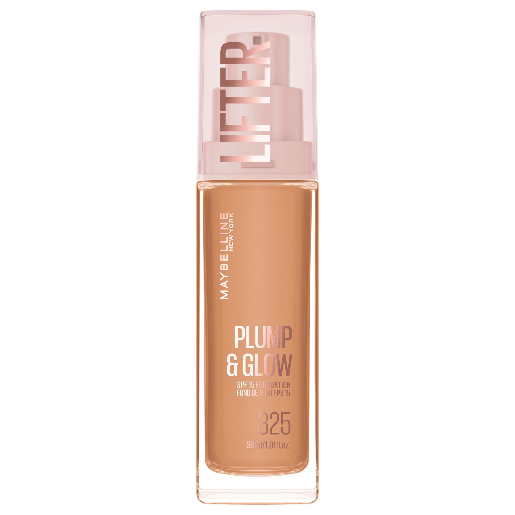 MAYBELLINE Lifter Plump&Glow Fond de teint liquide FPS15 325 30ml