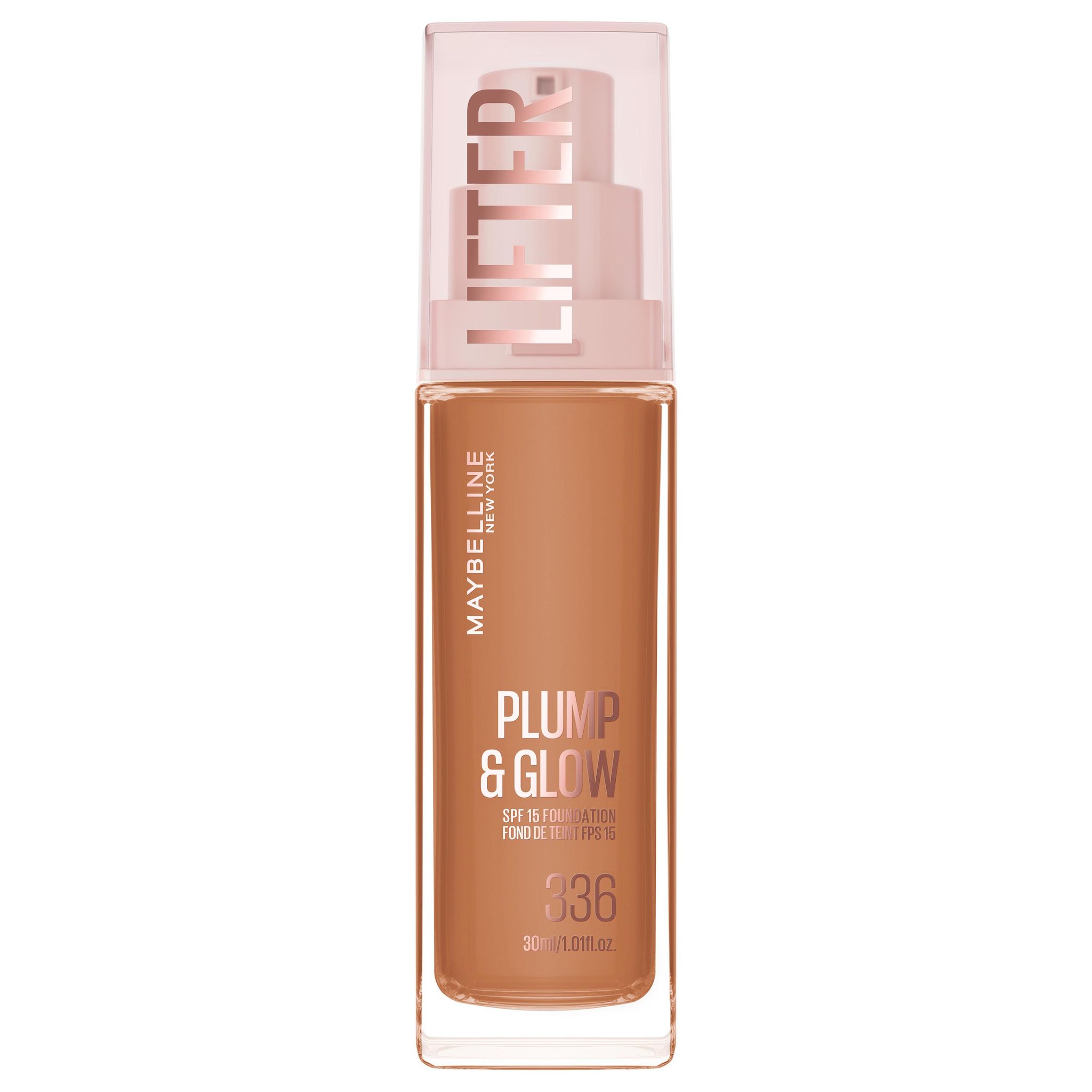 MAYBELLINE Lifter Plump&Glow Fond de teint liquide FPS15 336 30ml