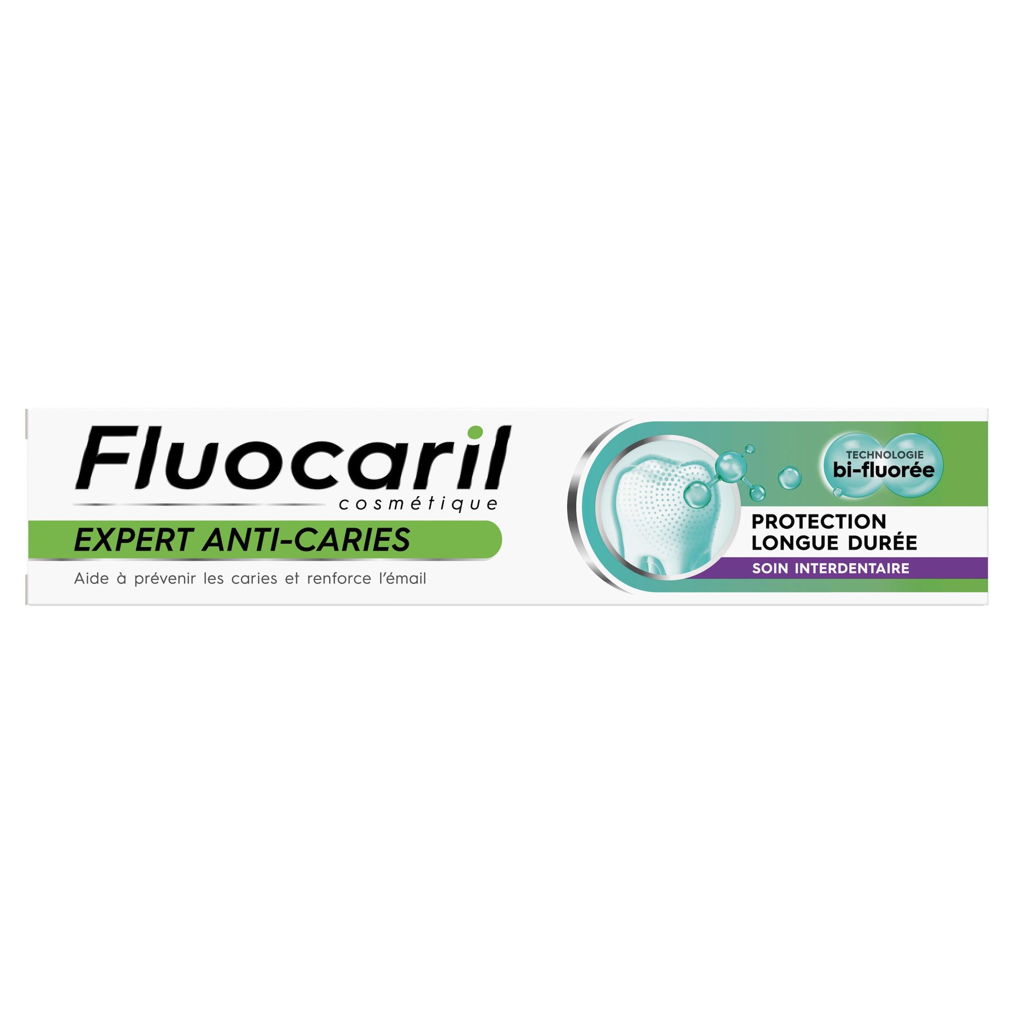 FLUOCARIL Expert Anti-Caries Dentifrice soin interdentaire protection longue durée 75ml