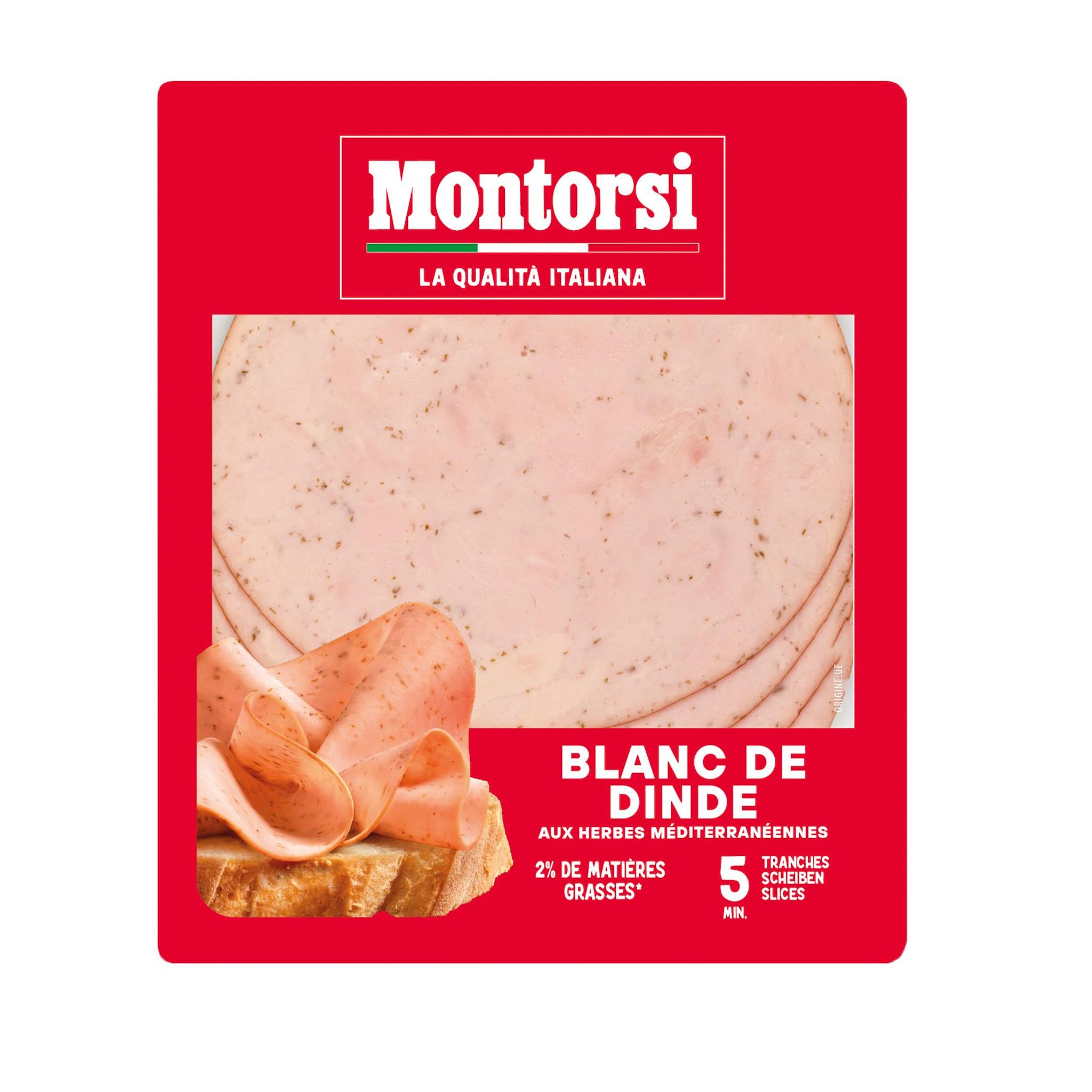 MONTORSI Blanc de dinde aux herbes méditerranéennes 100g