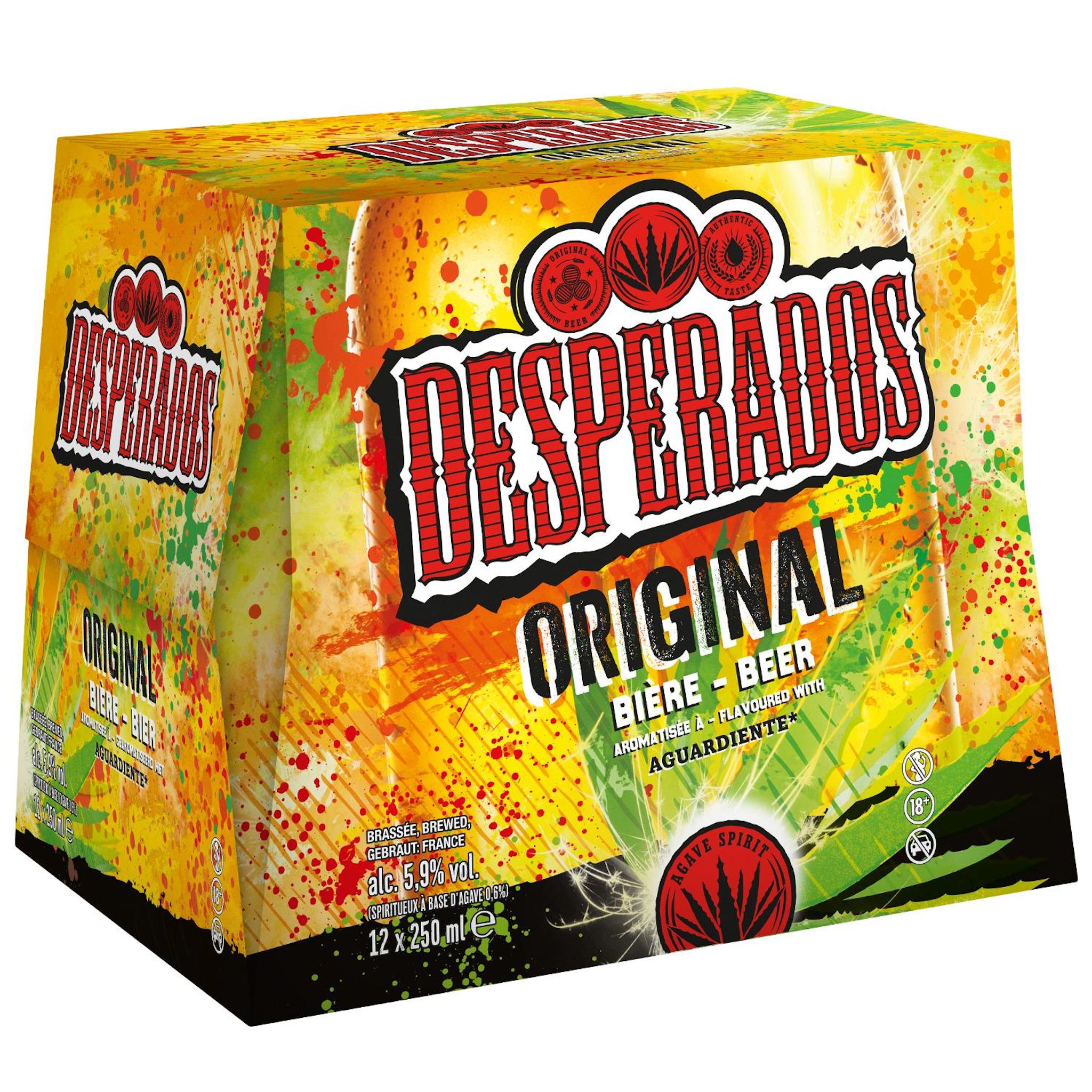 DESPERADOS Bière aromatisée tequila 5,9% 12x25cl