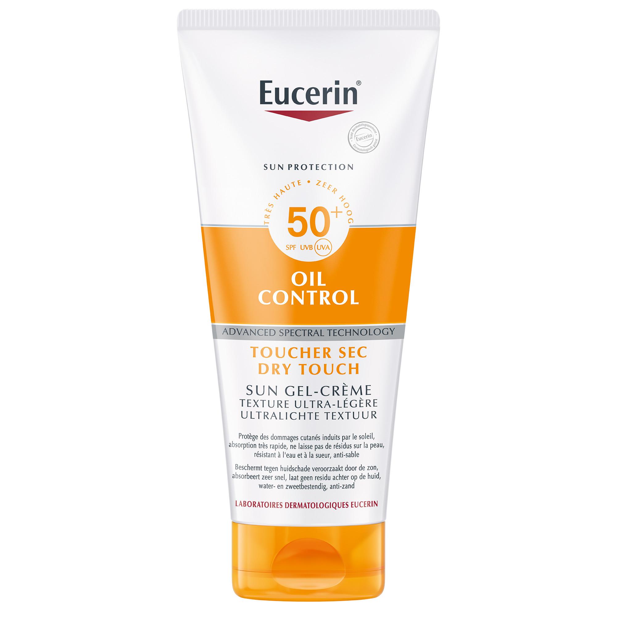 EUCERIN Oil control Sun gel crème toucher sec SPF50+ 200ml