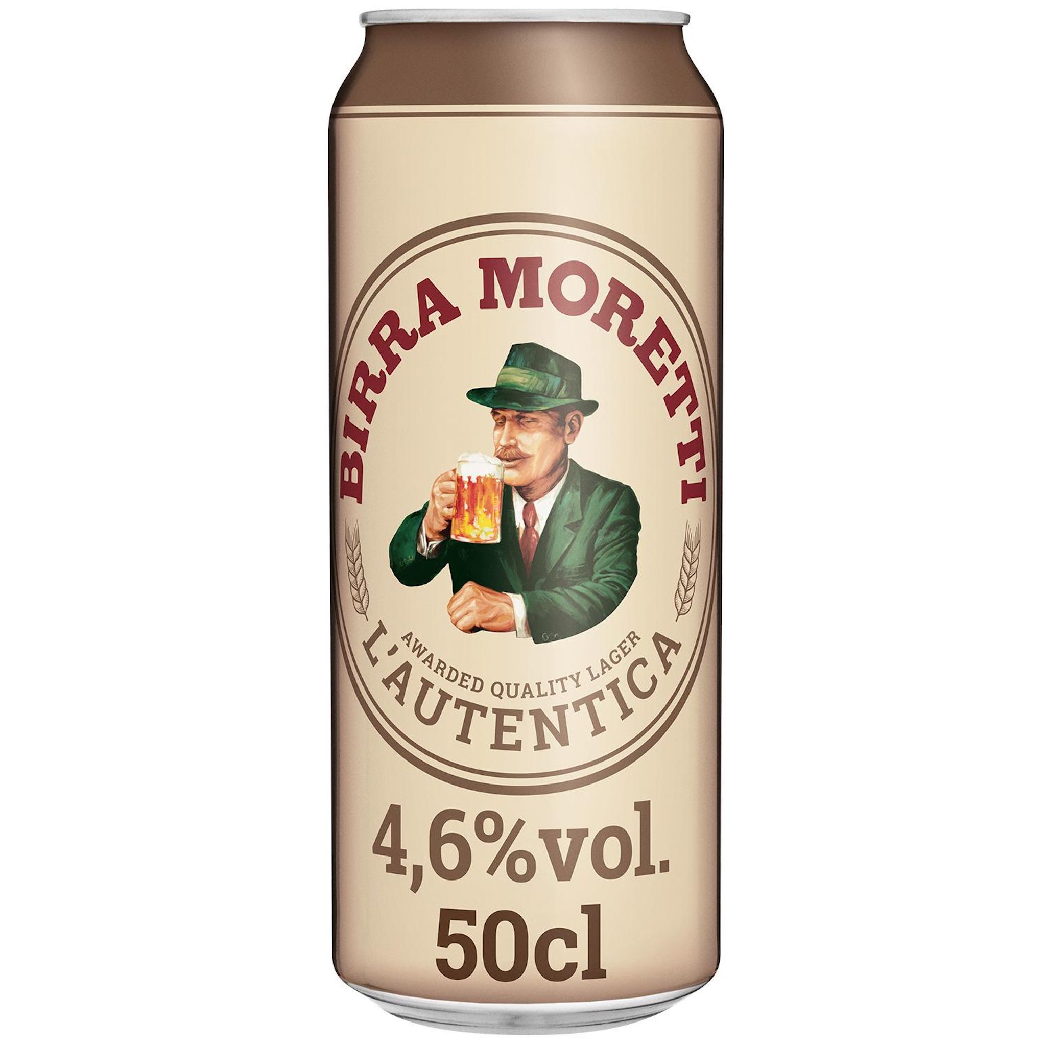 BIRRA MORETTI Bière blonde italienne 4.6% boîte 50cl