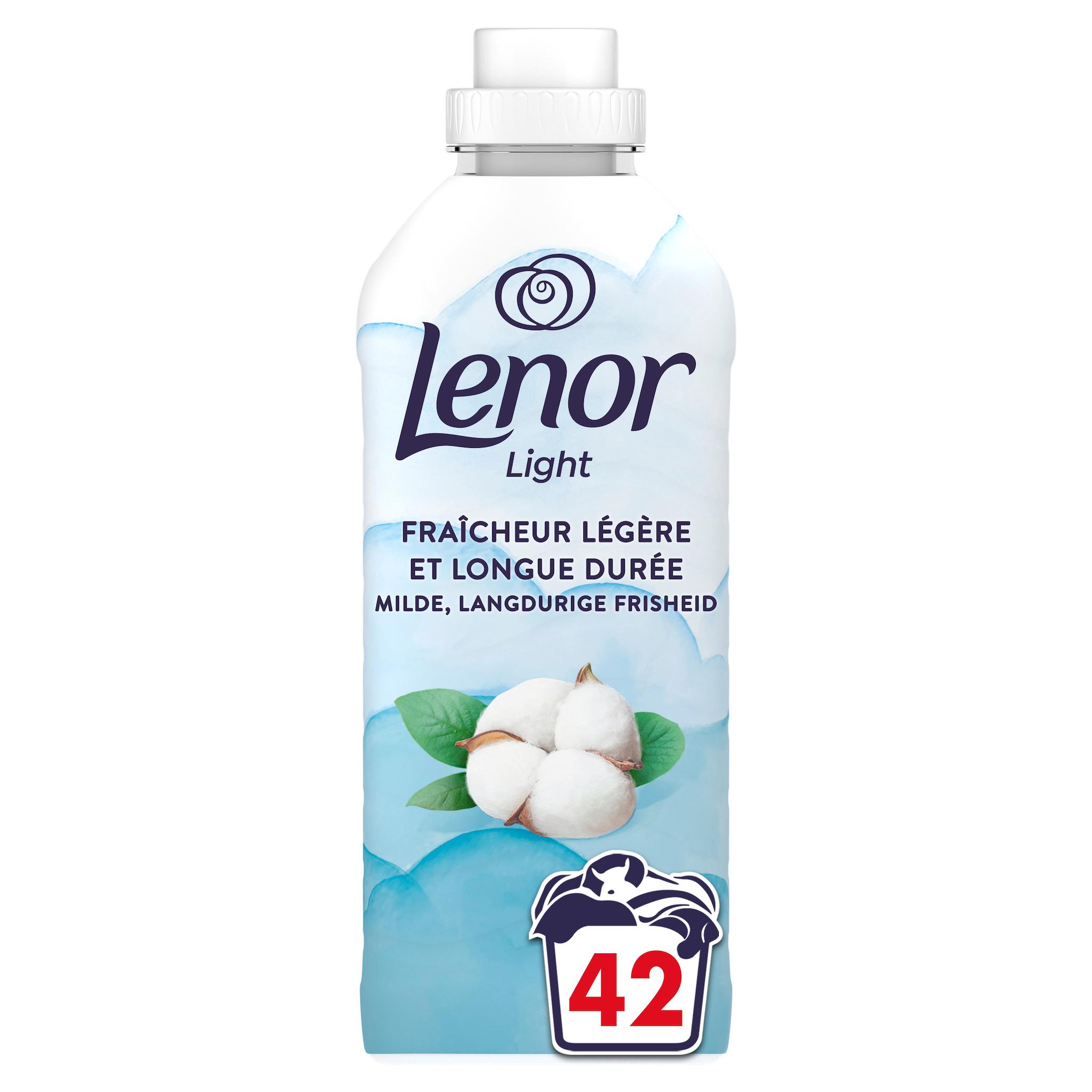 LENOR Adoucissant liquide light cotton 42 lavages 882ml