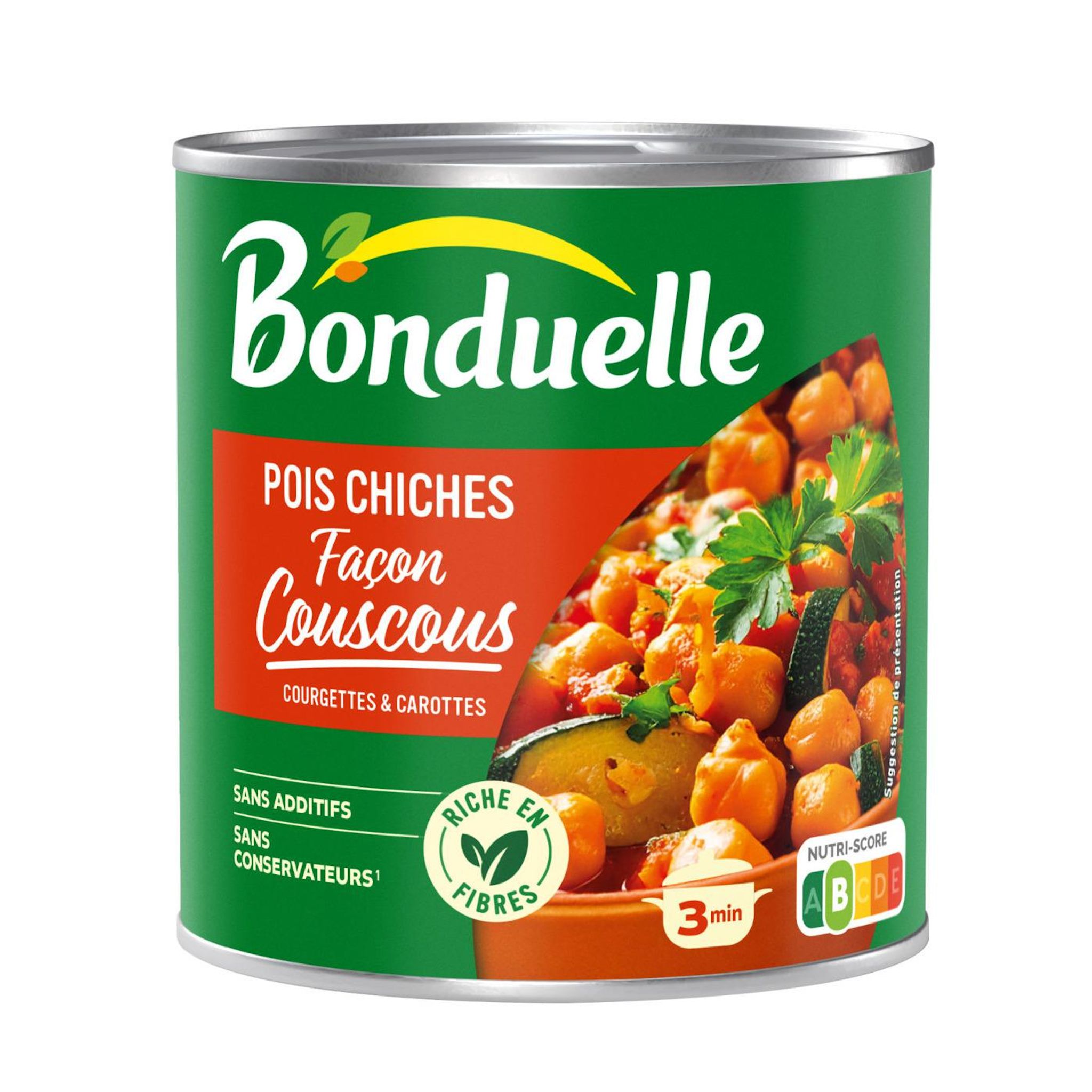 BONDUELLE Pois chiches façon couscous 800g