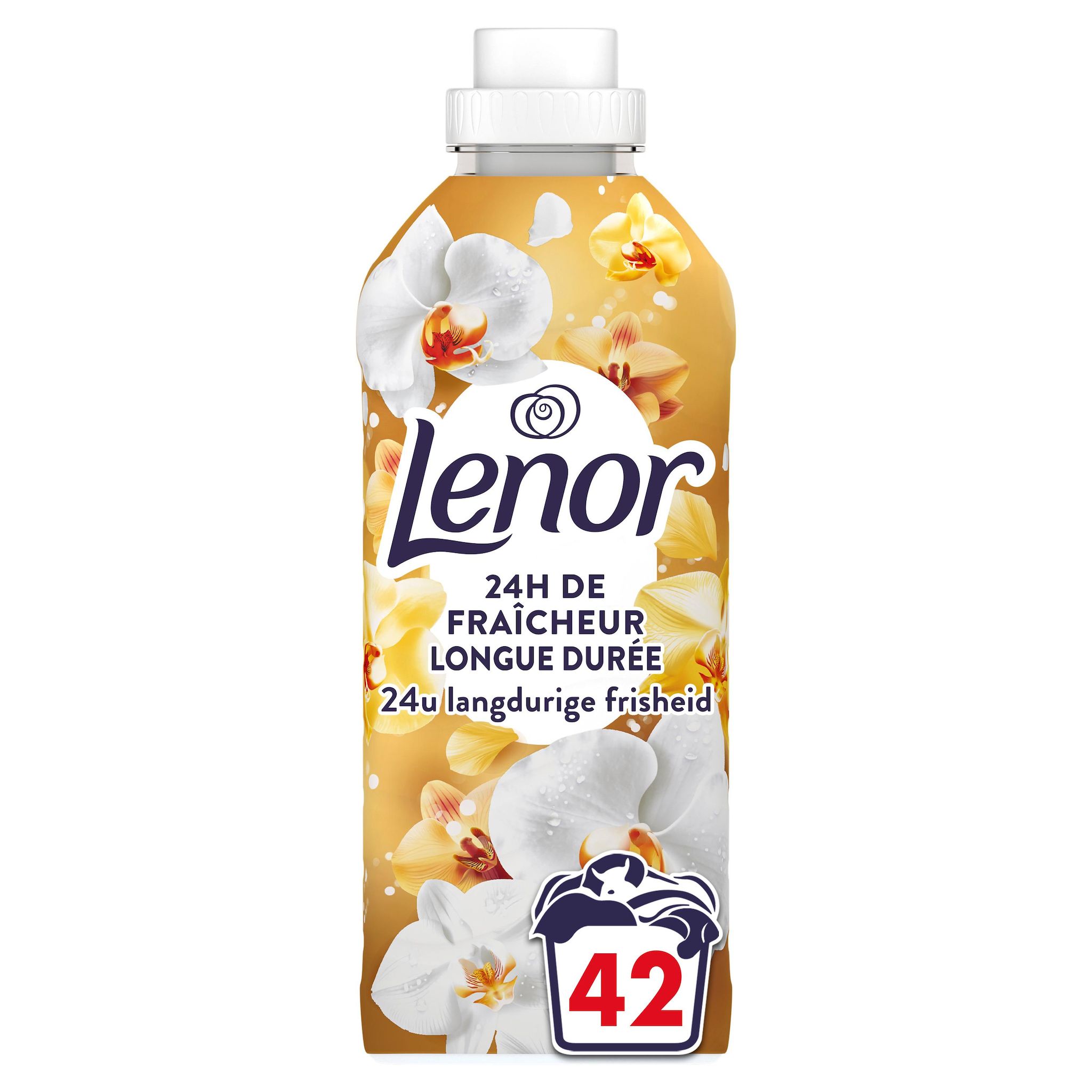 LENOR Adoucissant liquide Amber & Orchid 42 lavages 882ml