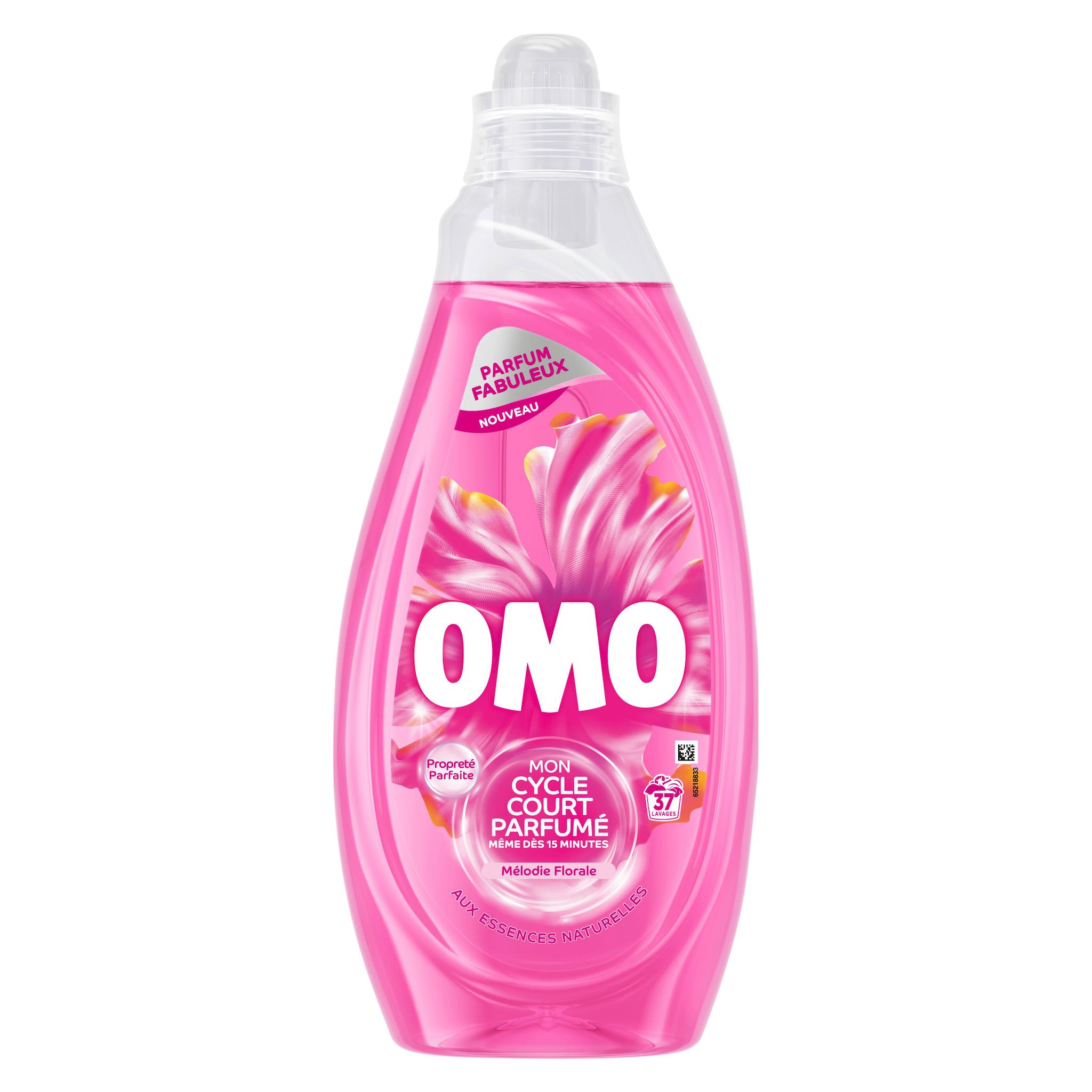 OMO Lessive liquide muguet rose 37 lavages 1.48l