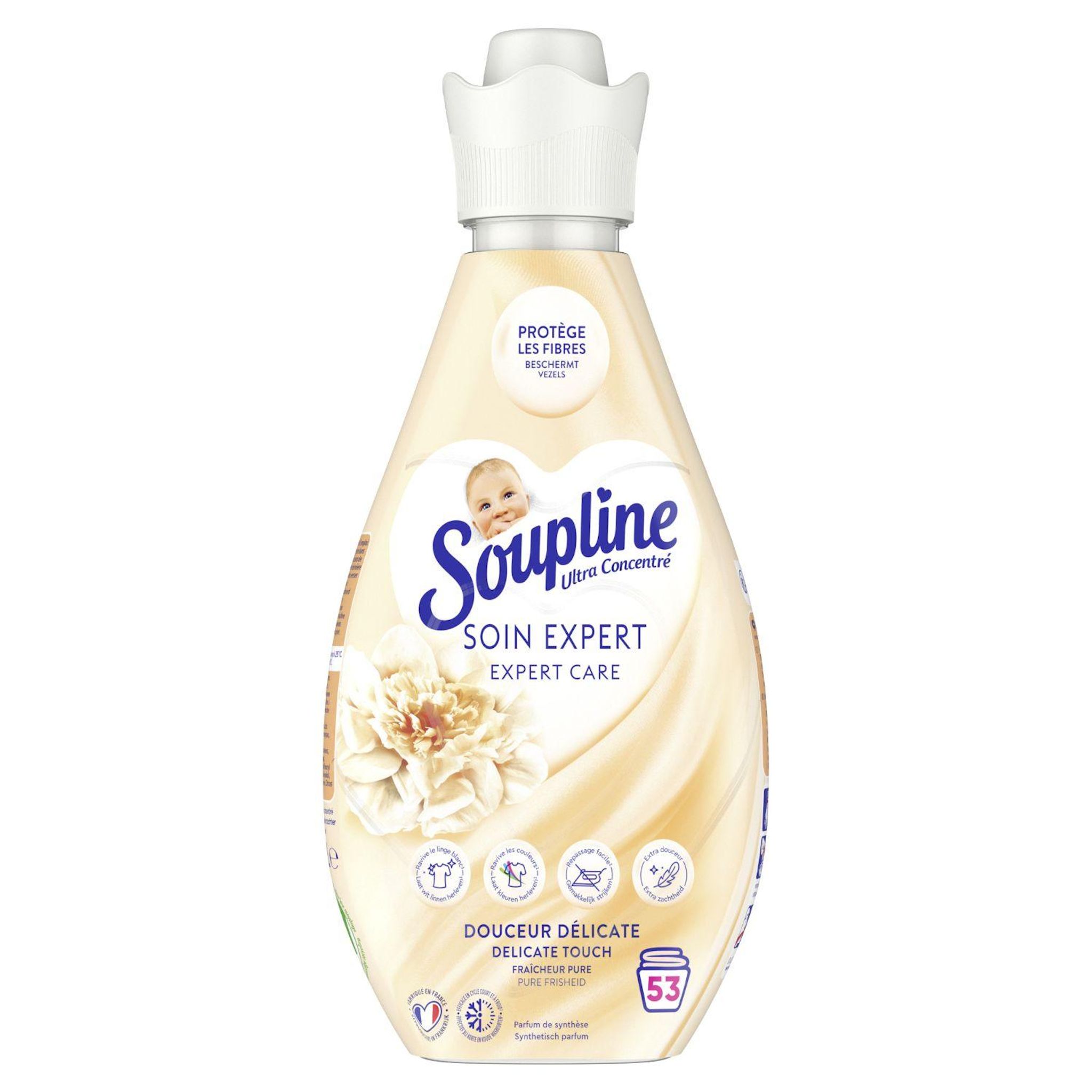 SOUPLINE Adoucissant liquide ultra concentré 740ml