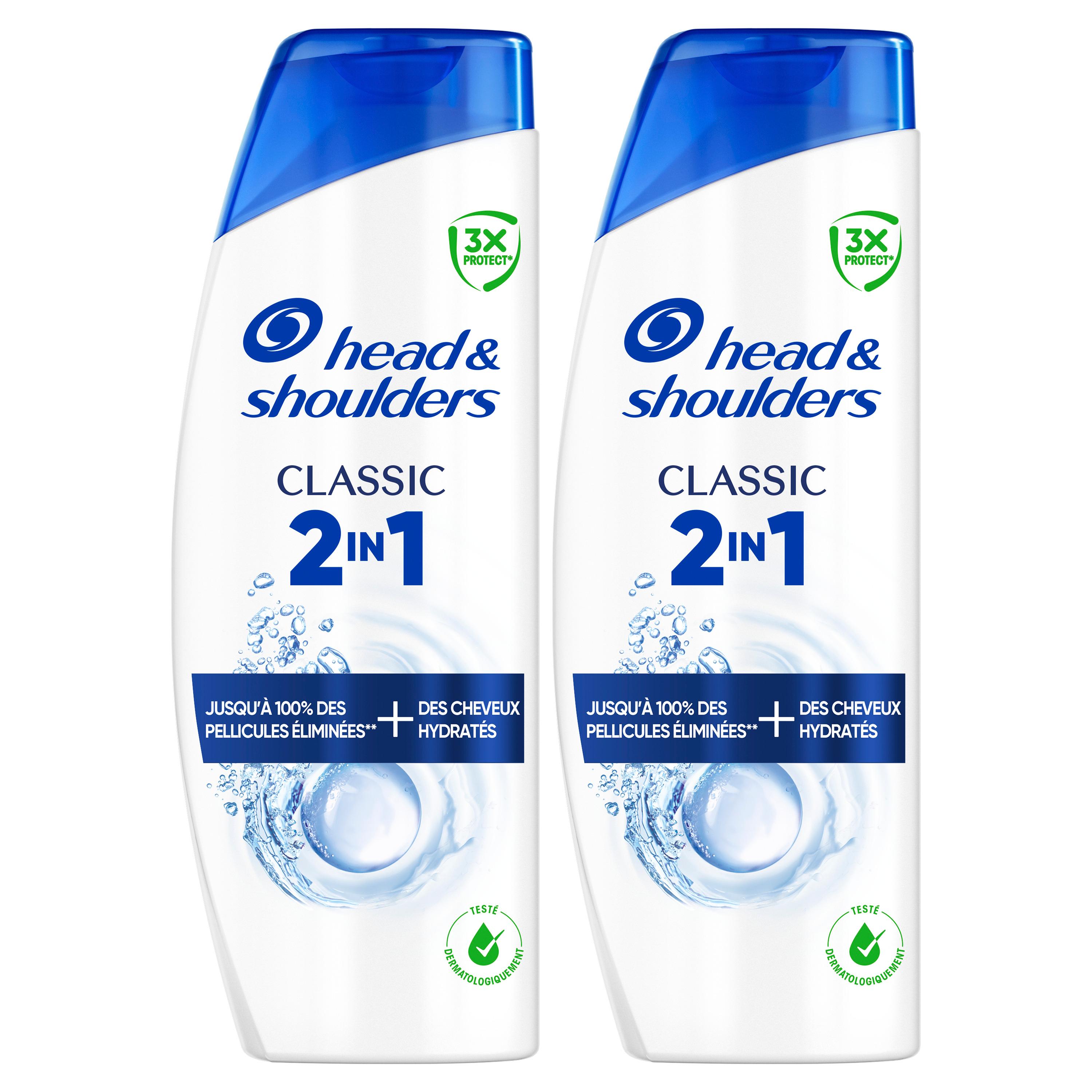 HEAD & SHOULDERS Shampooing classic 2en1 2x300ml