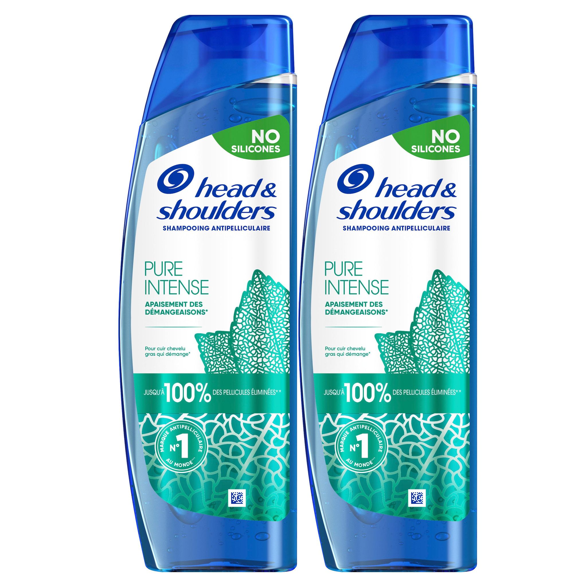 HEAD & SHOULDERS Shampooing pure intense 2x250ml