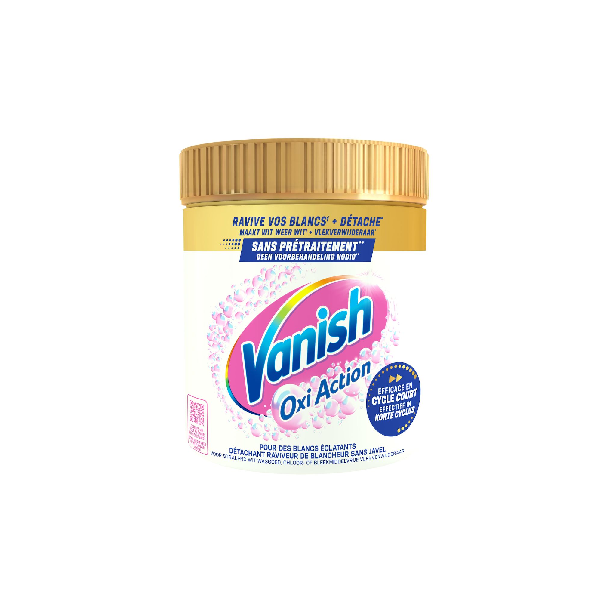 VANISH Détachant poudre raviveur de blancheur 960g