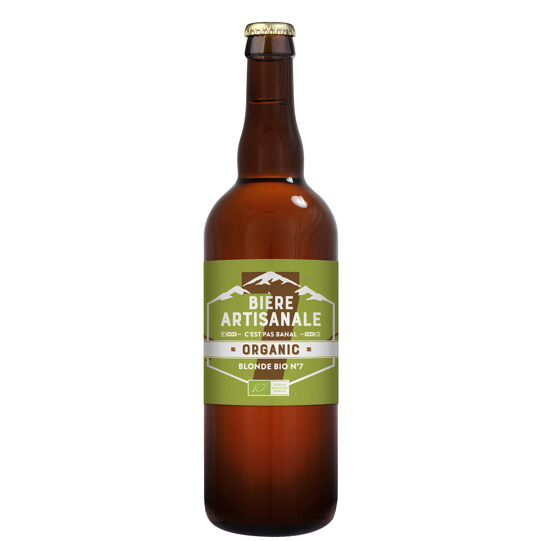 Organic Bière blonde bio n°7 5% 75cl