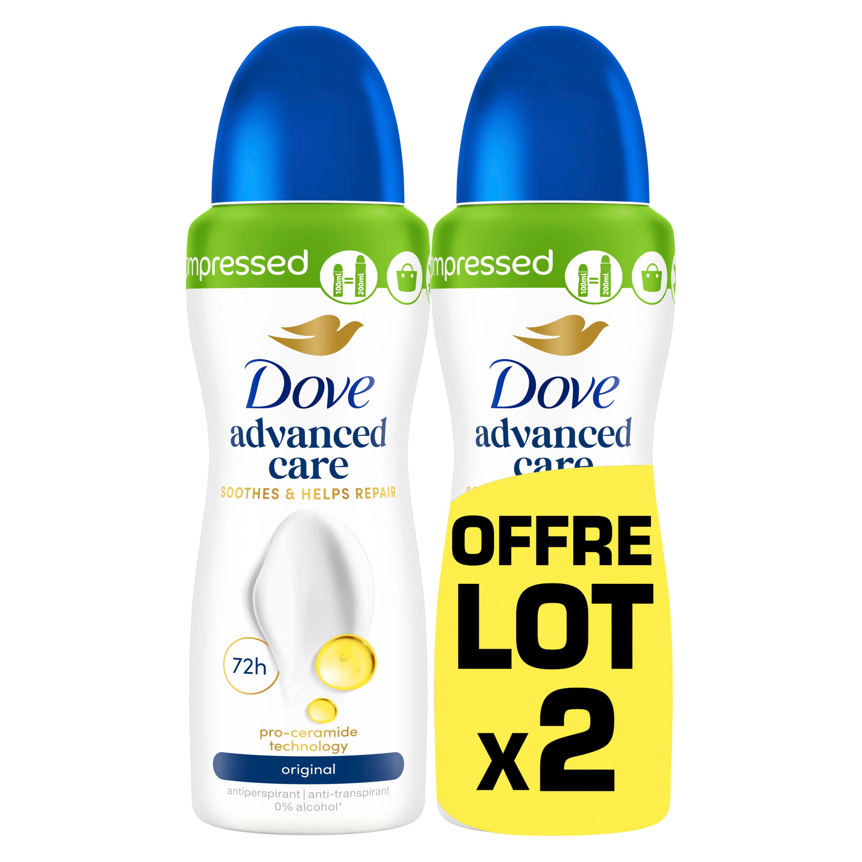 DOVE Déodorant original 2x100ml