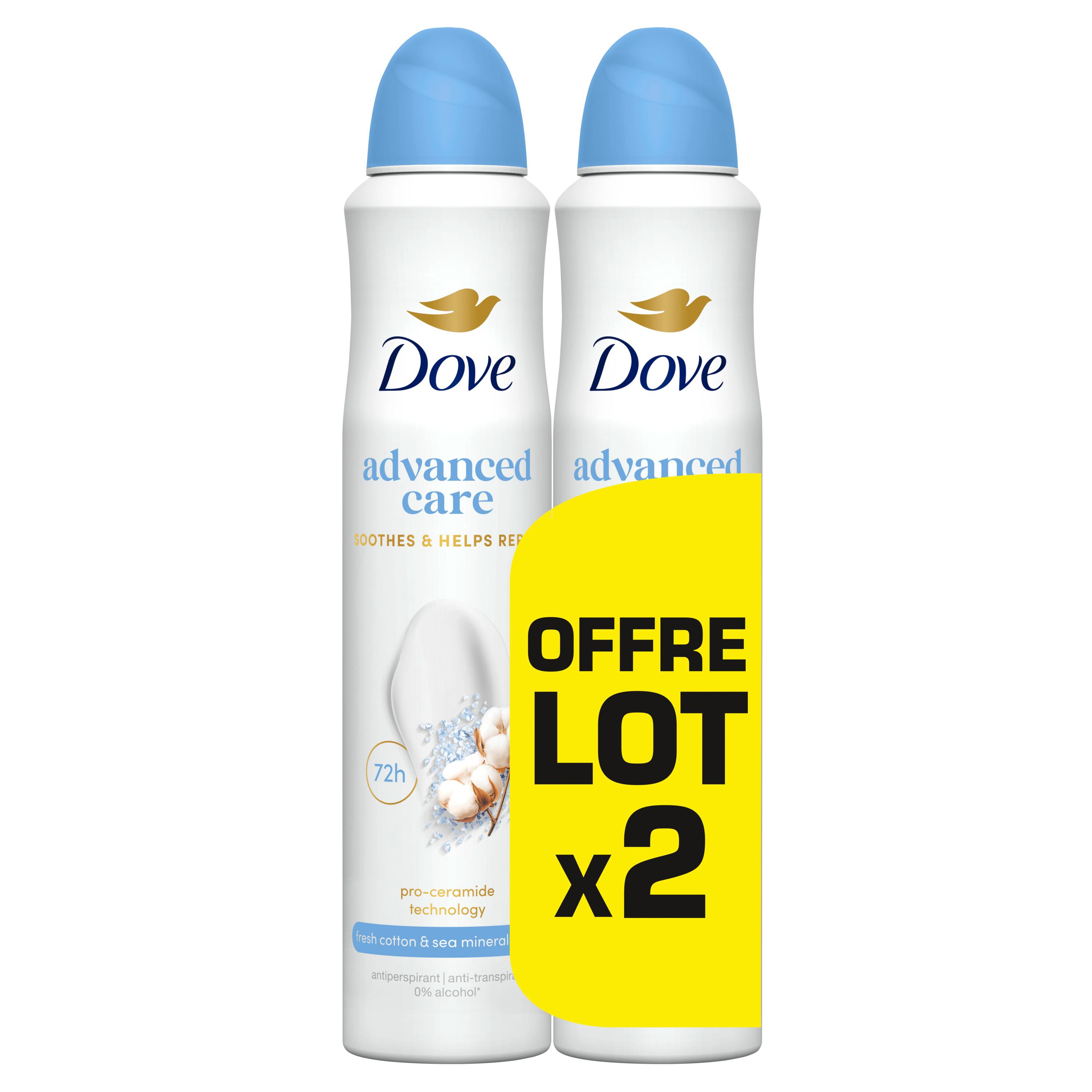 DOVE Déodorant advanced care 2x200ml
