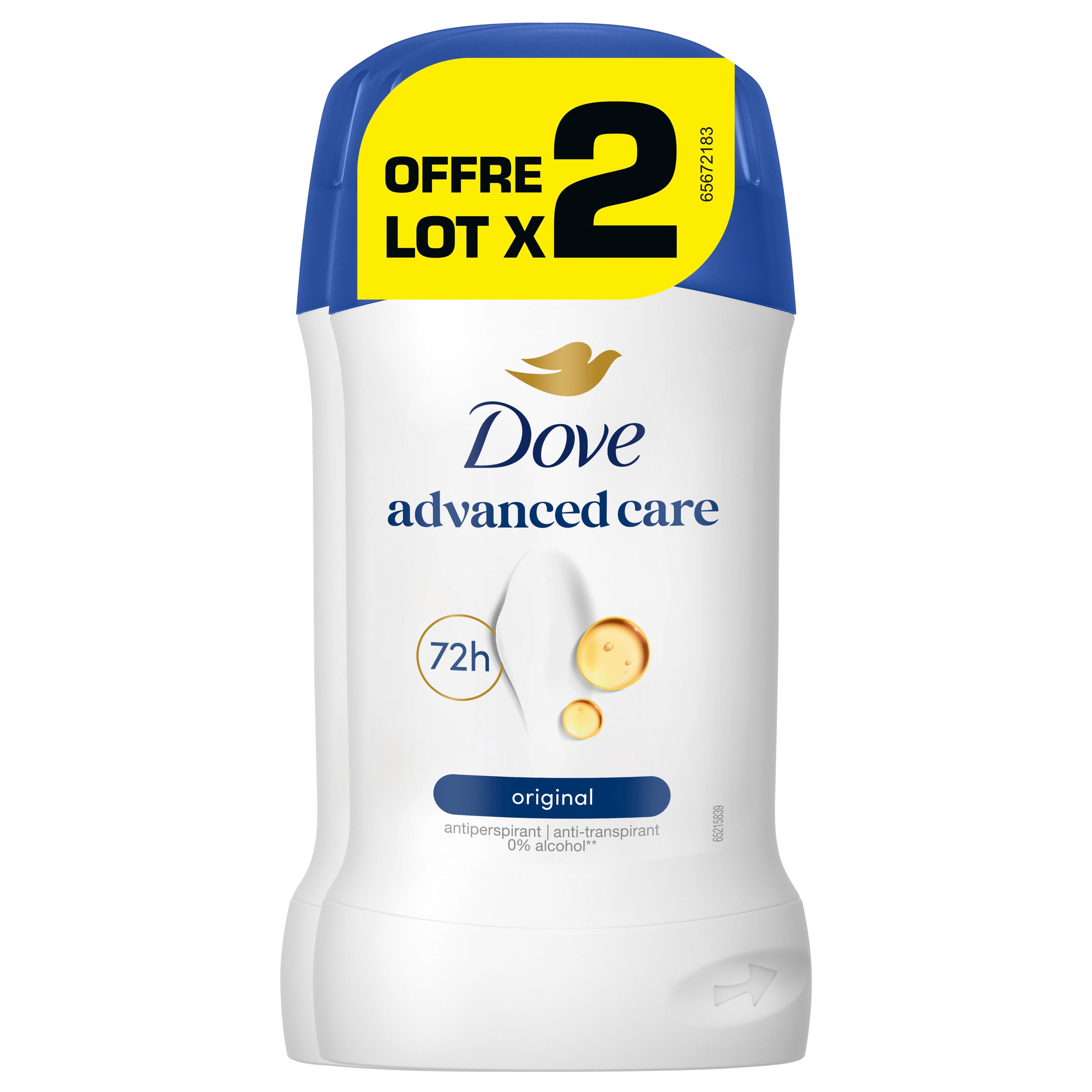 DOVE Déodorant stick 2x50ml