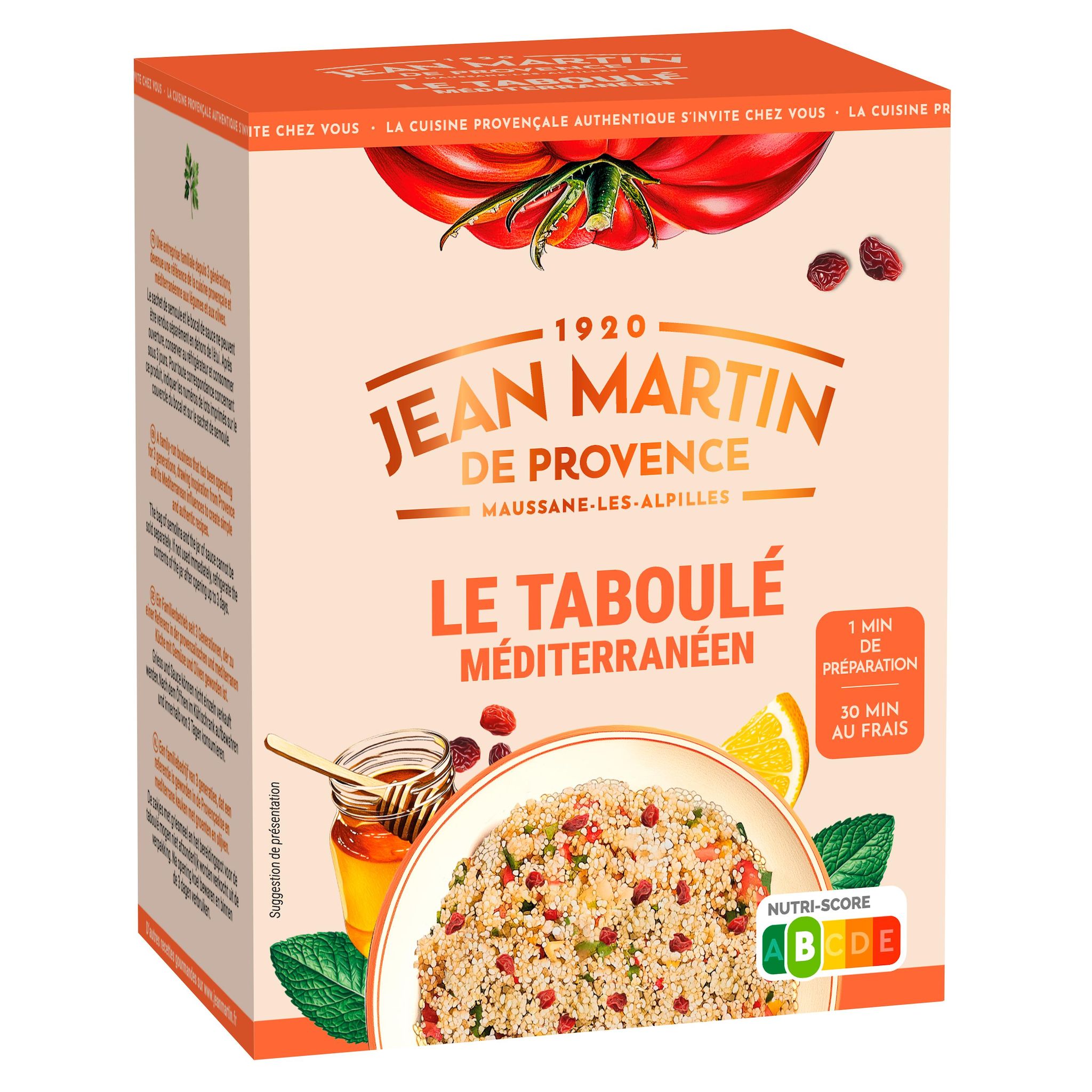 JEAN MARTIN Taboulé méditerranéen 630g