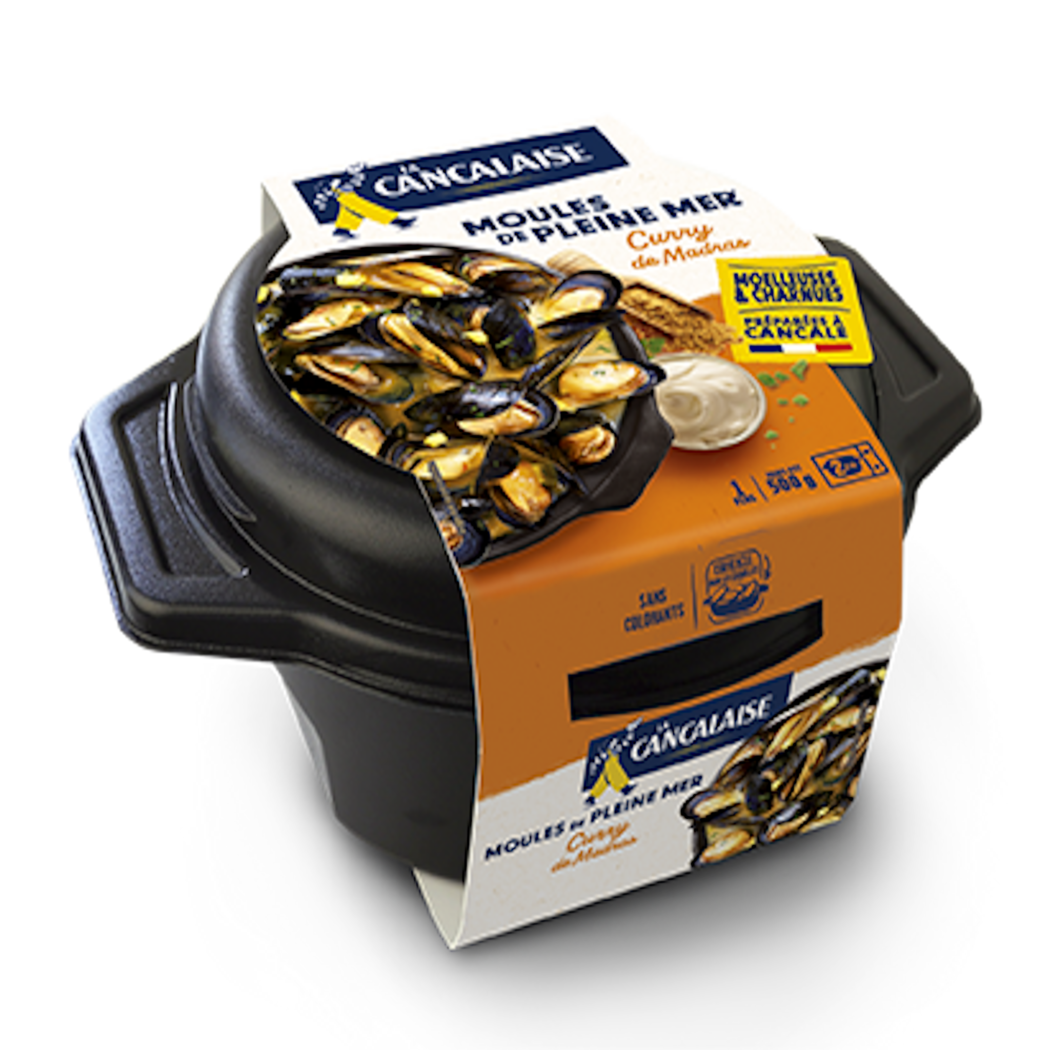 LA CANCALAISE Moules de pleine mer au curry de Madras 1 part 500g