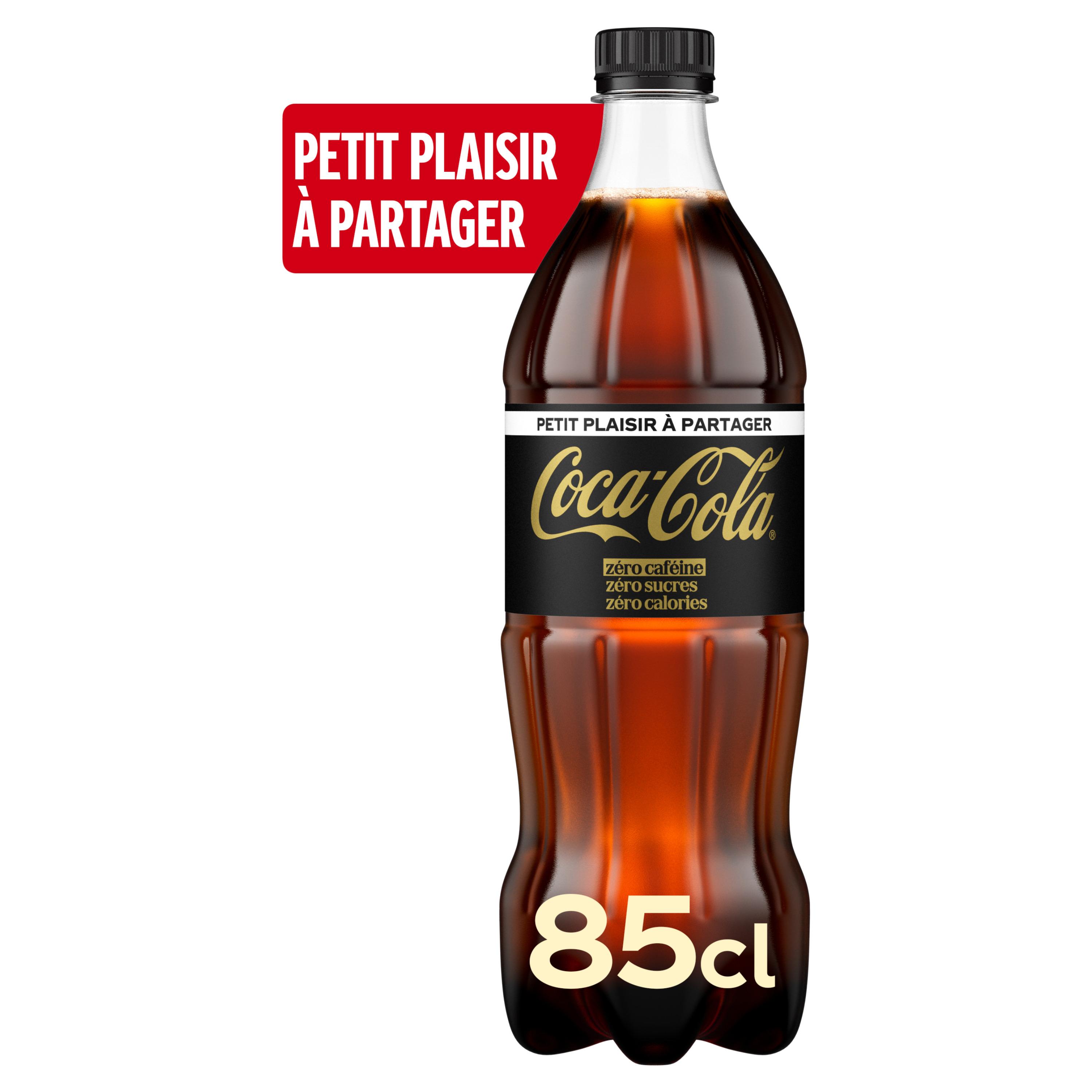 COCA-COLA Boisson gazeuse aux extraits végétaux sans sucres sans caféine 85cl