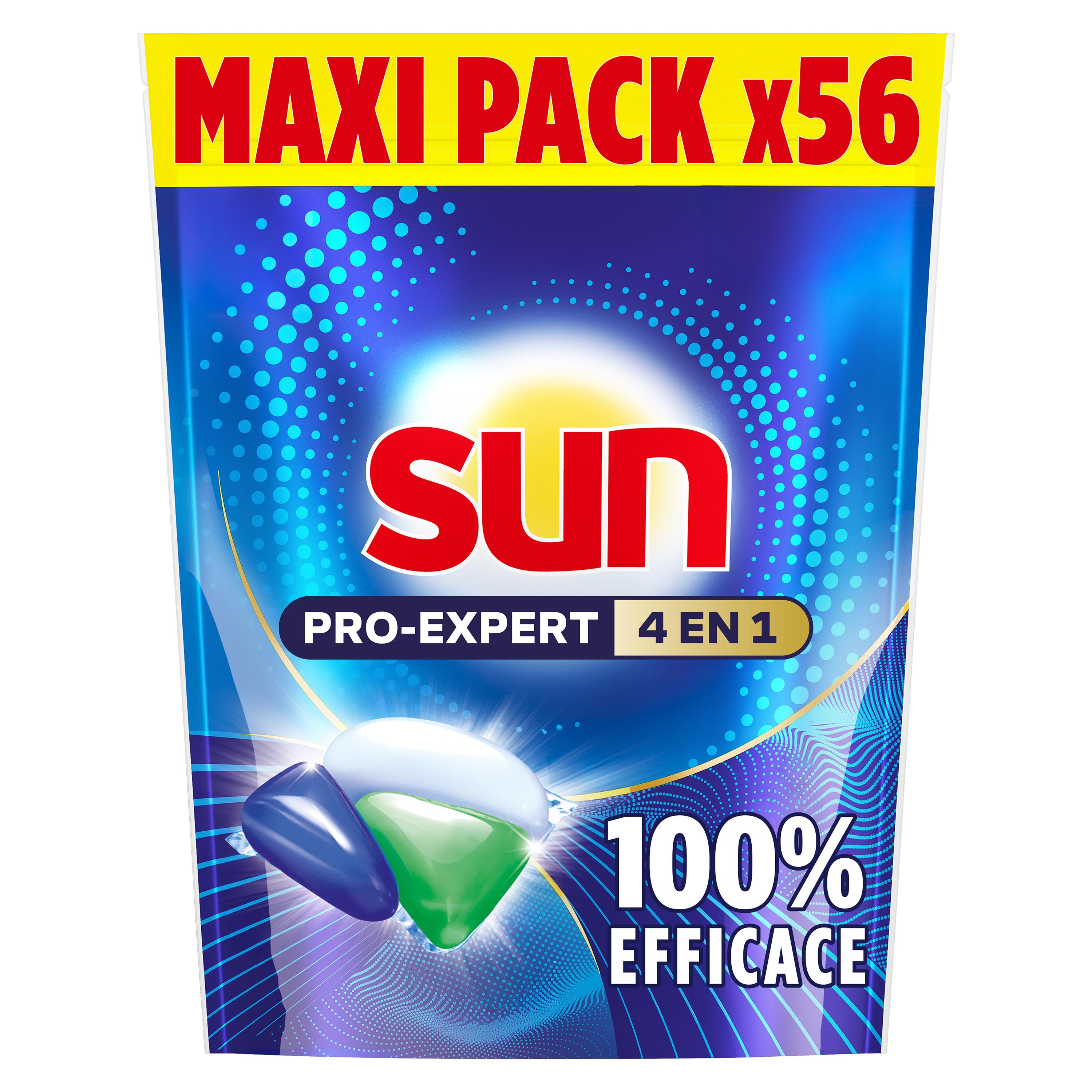 SUN Expert Capsules lave-vaisselle 56 capsules