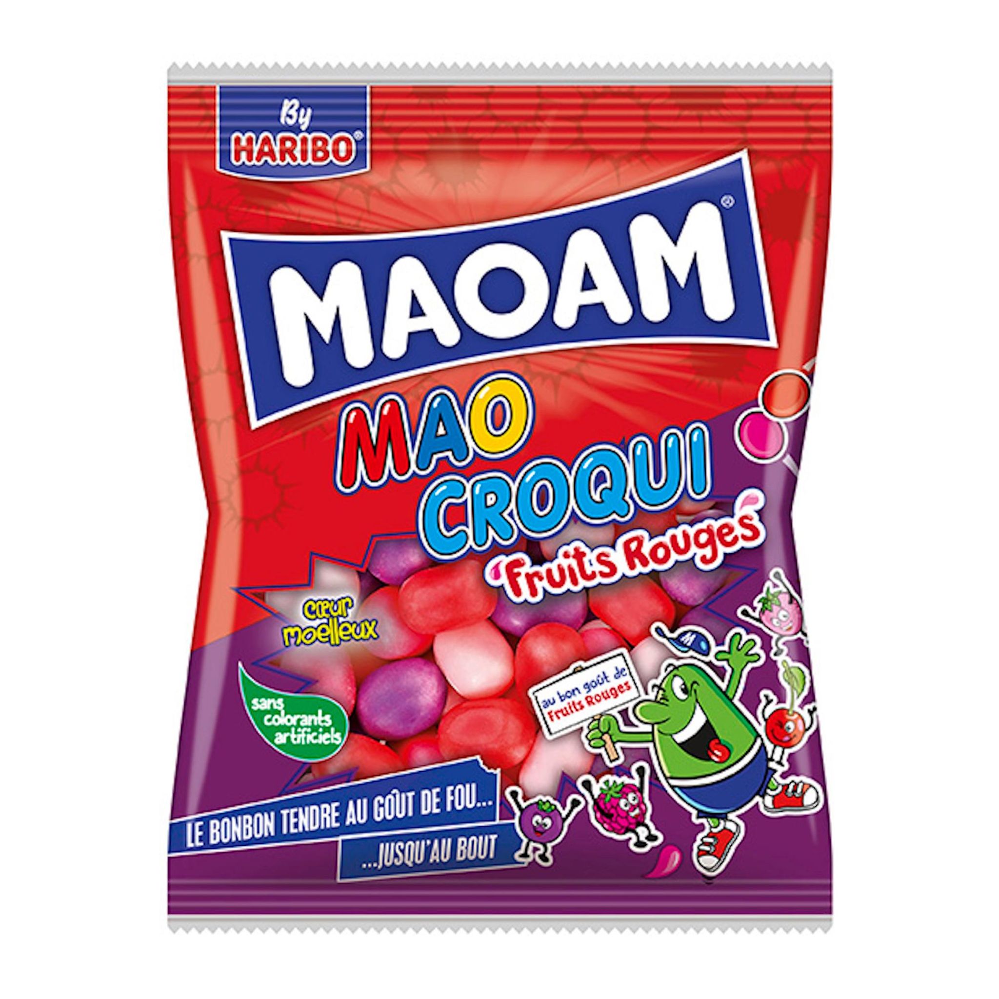 HARIBO Bonbons dragéifiés aux fruits rouges 8 bonbons 200g