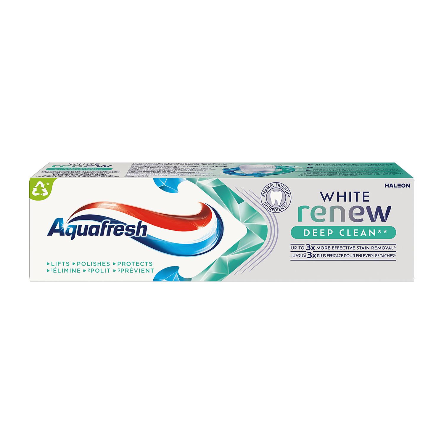 AQUAFRESH White renew Dentifrice nettoyage en profondeur 75ml