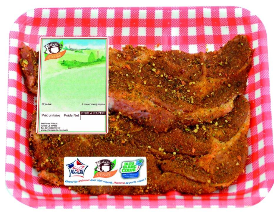 Cote de porc paysanne 2 pièces 320g