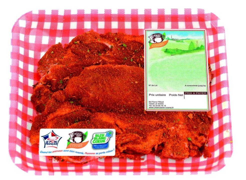 Cote de porc mexicaine 2 pièces 320g