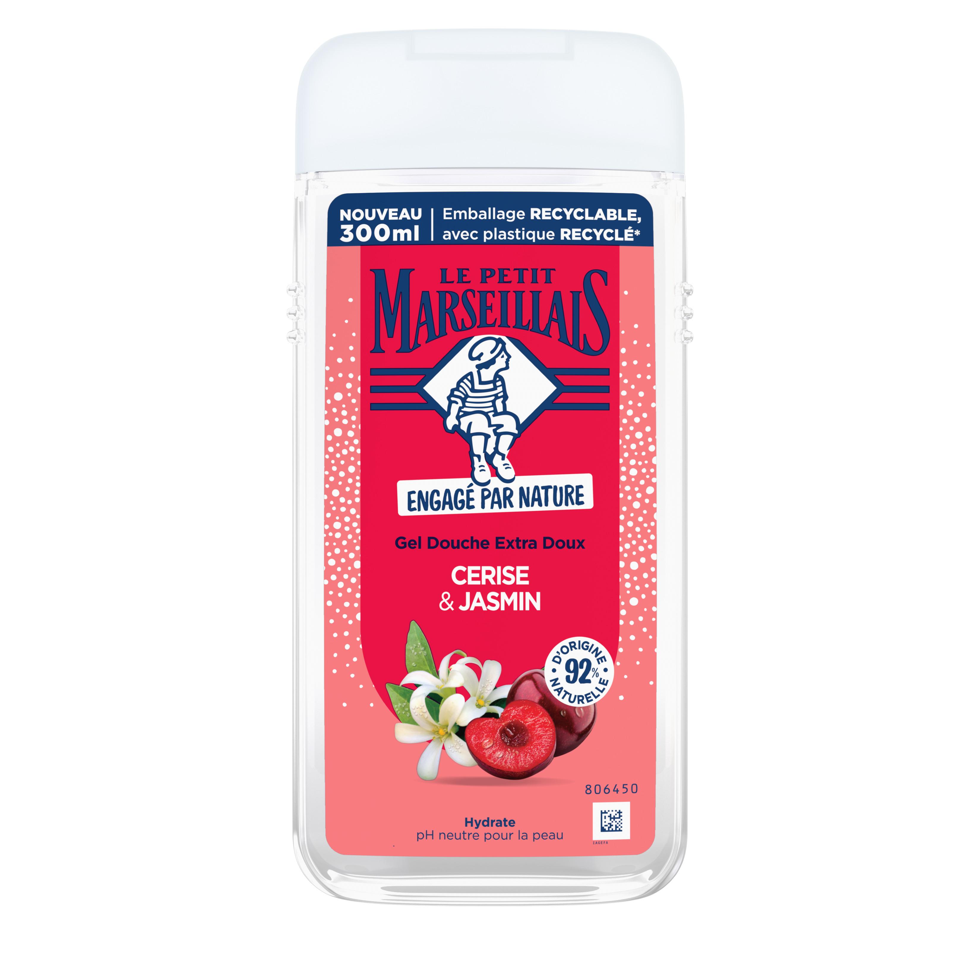 LE PETIT MARSEILLAIS Gel douche cerise jasmin 300ml