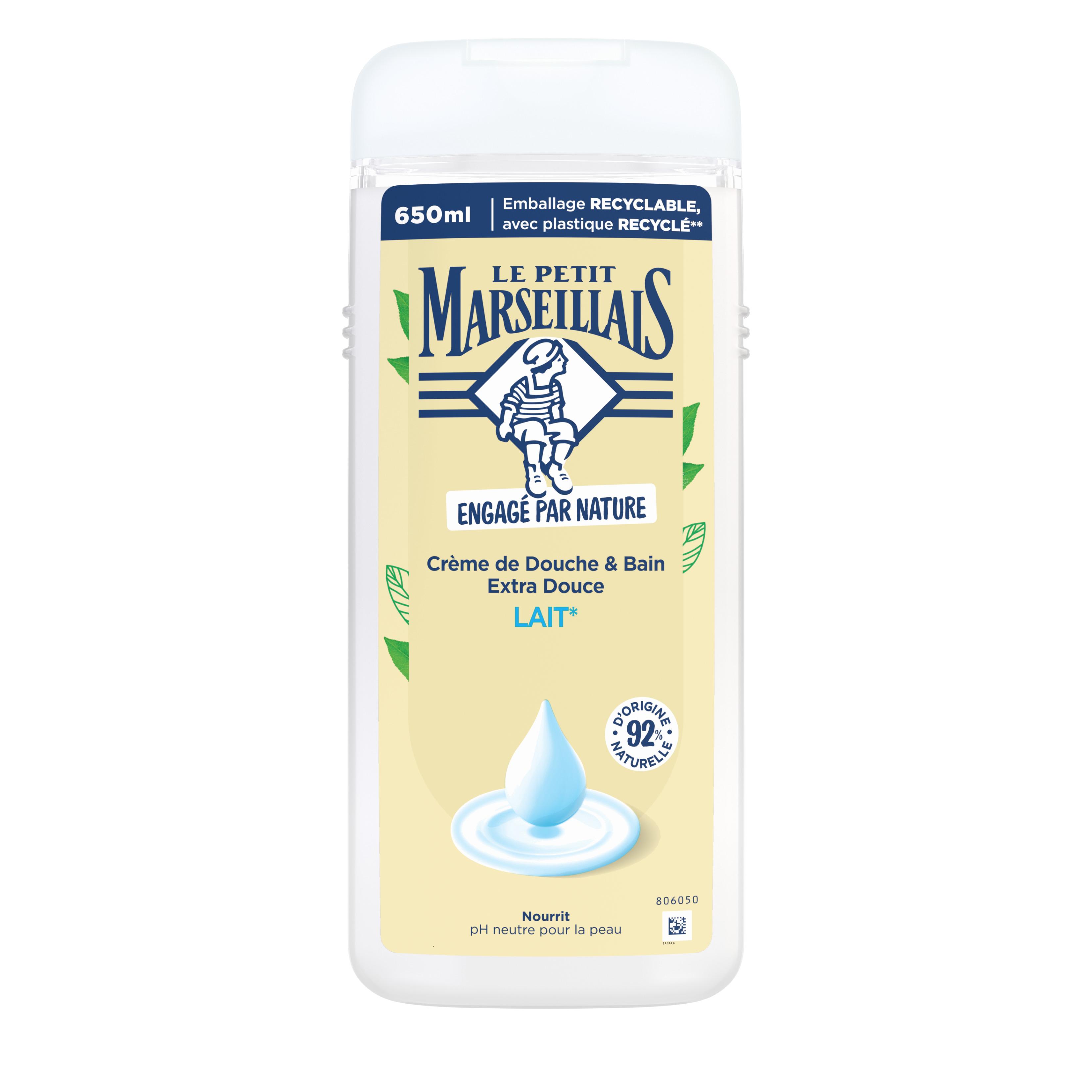 LE PETIT MARSEILLAIS Crème de douche et bain au lait 650ml
