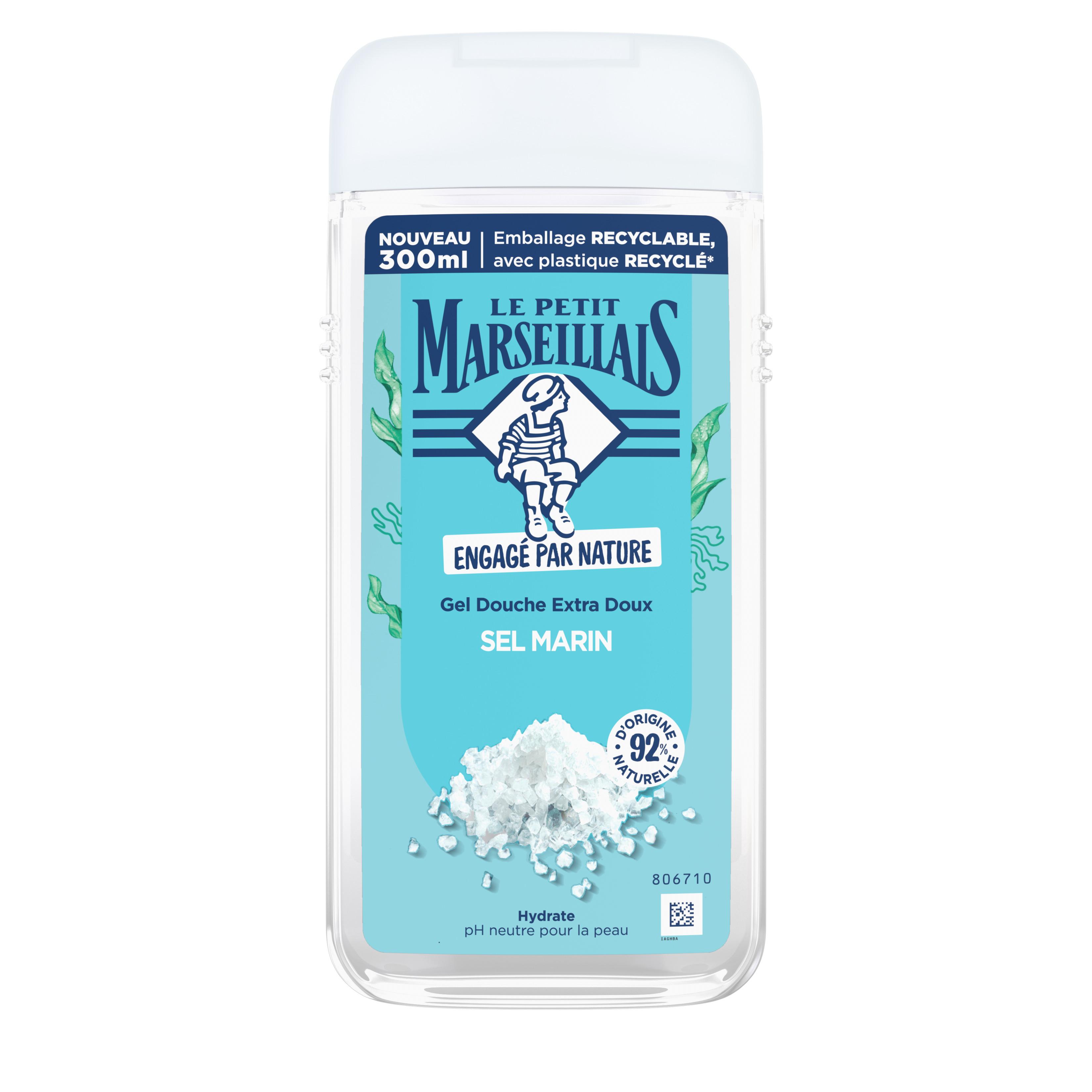LE PETIT MARSEILLAIS Gel douche extra doux sel marin 300ml