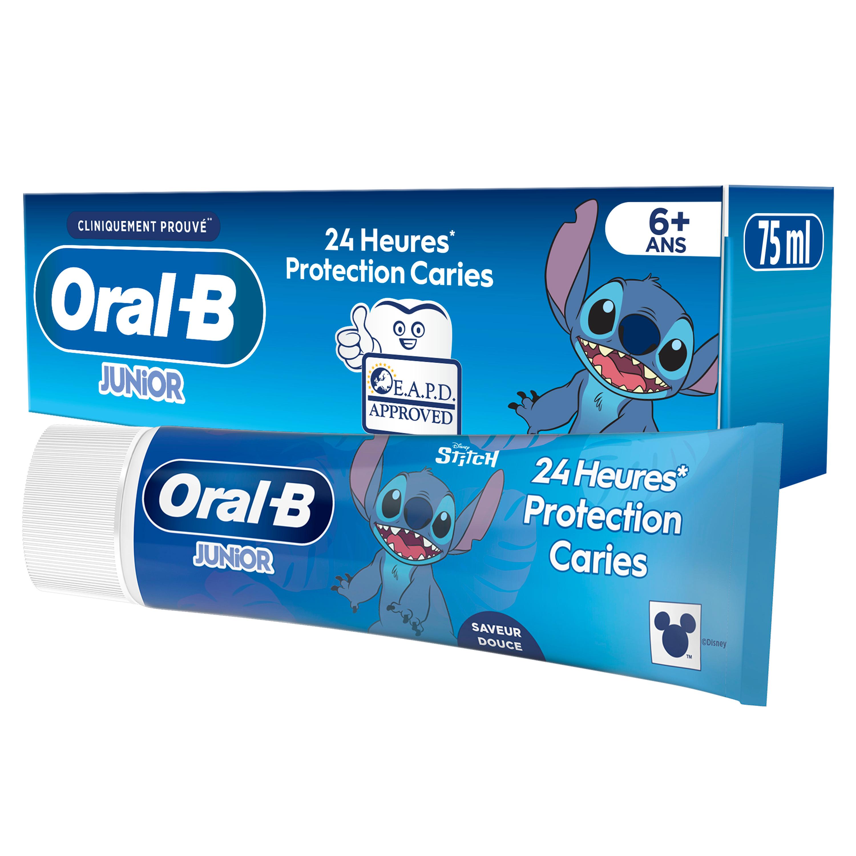 ORAL-B Dentifrice enfant 6 ans et + saveur douce protection caries 75ml