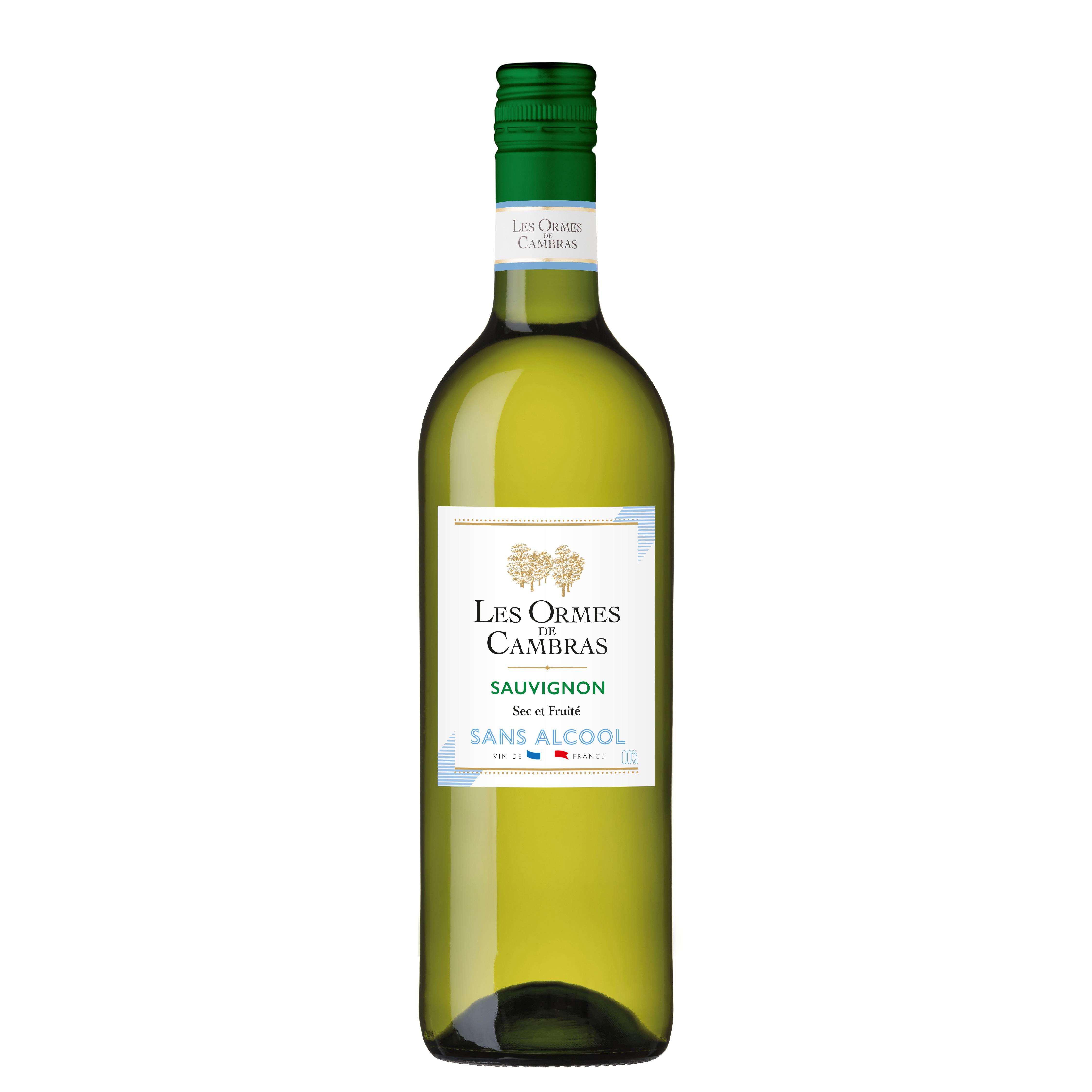 Les Ormes de Cambras vin sans alcool Sauvignon blanc 75cl