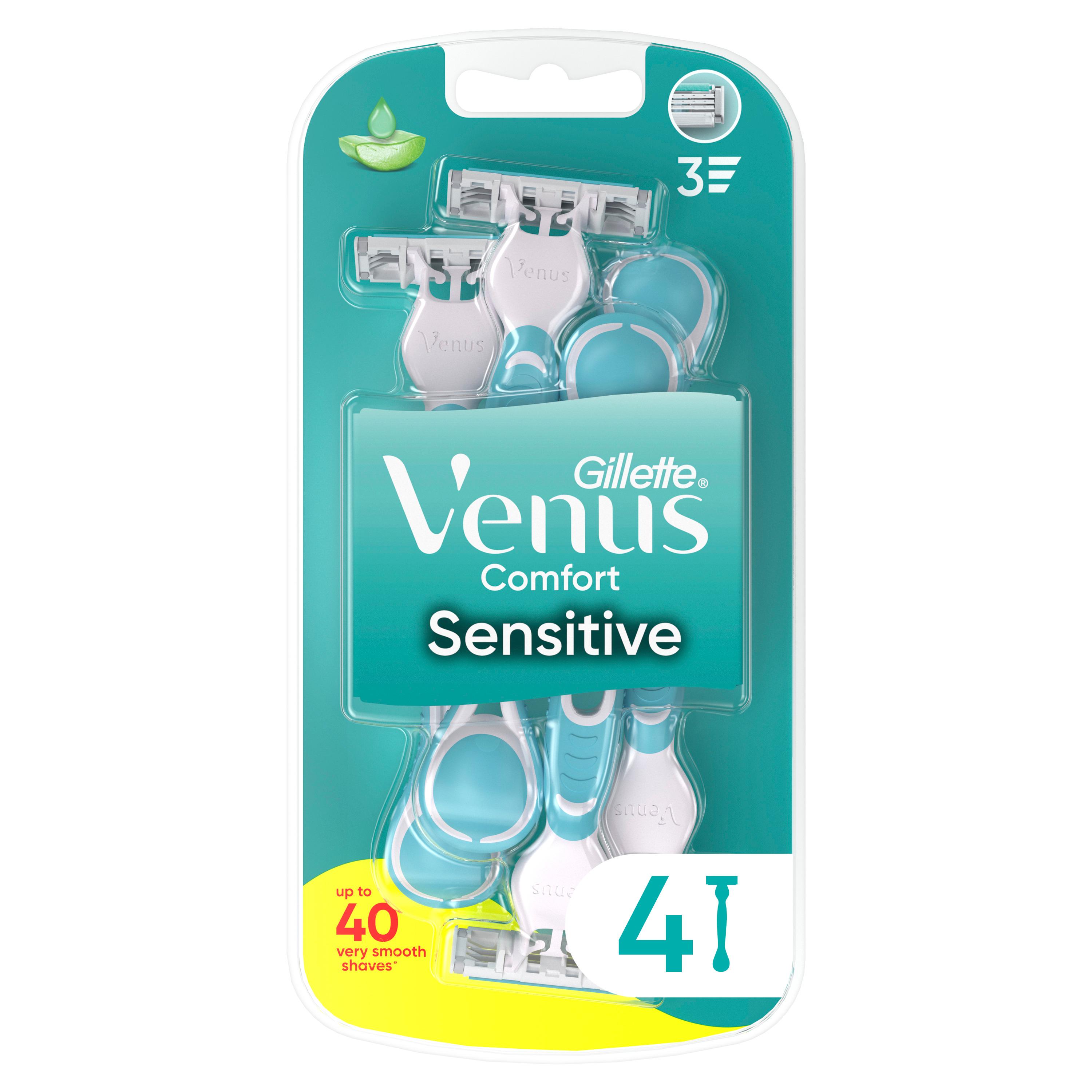 VENUS Sensitive Rasoirs jetables 4 rasoirs
