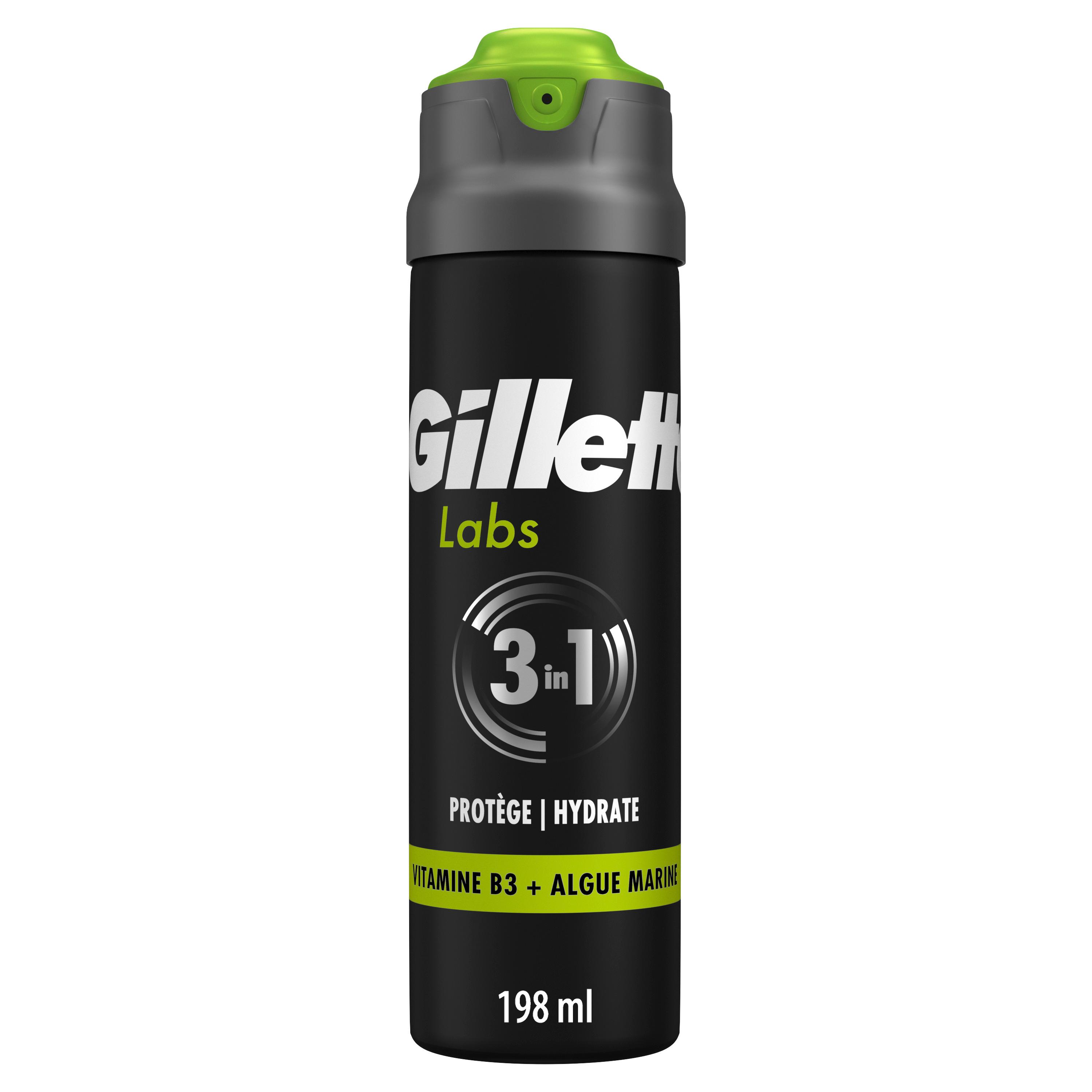 GILLETTE Labs Gel à raser 3en1 198ml