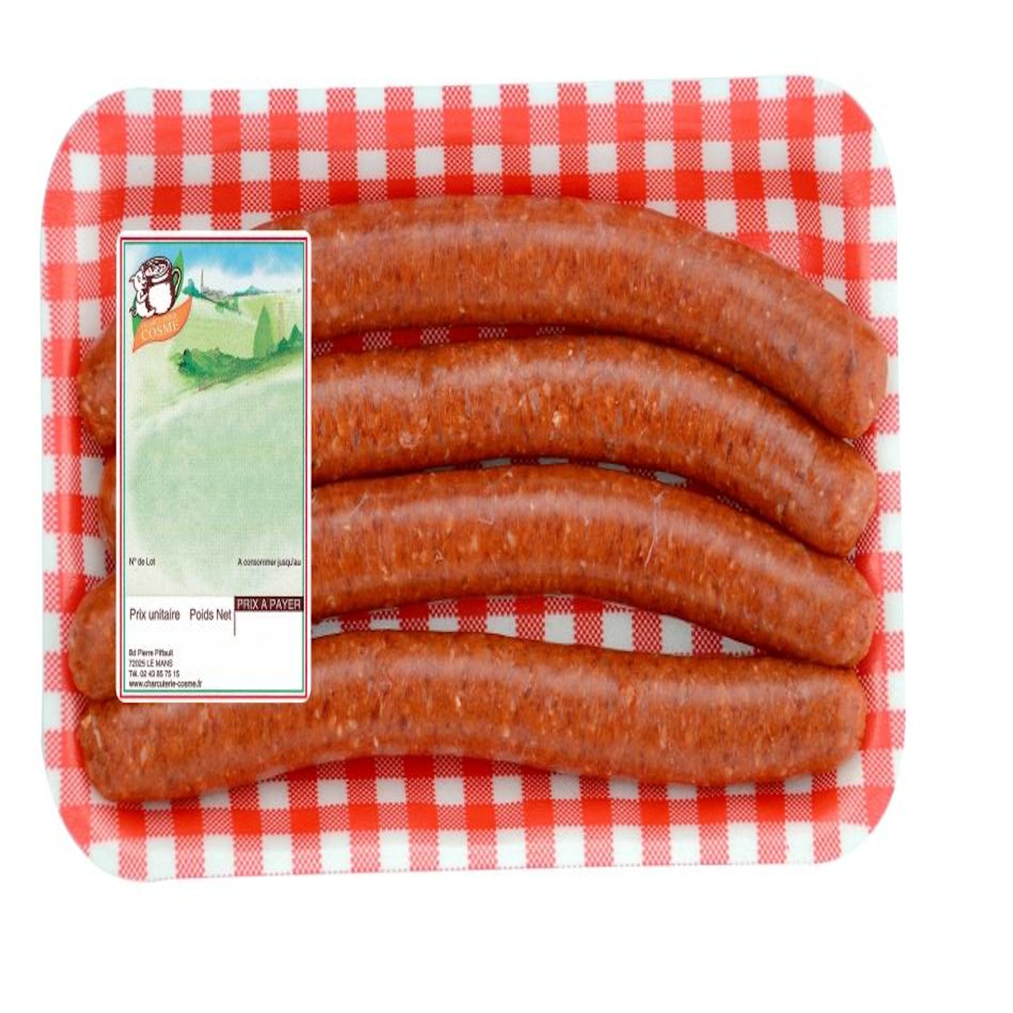 CHARCUTERIE COSME Merguez 4 pièces 260g