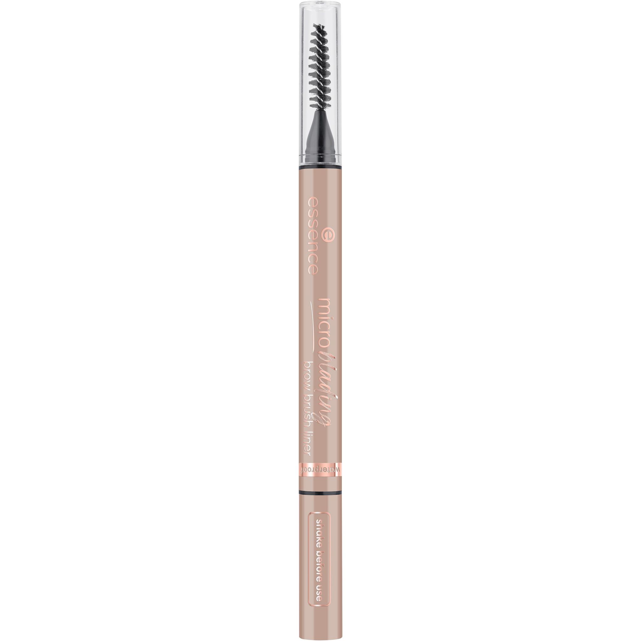 ESSENCE Microblading Brow brush liner pinceau liner et brosse à sourcils 01 Soft Blonde 0.6ml