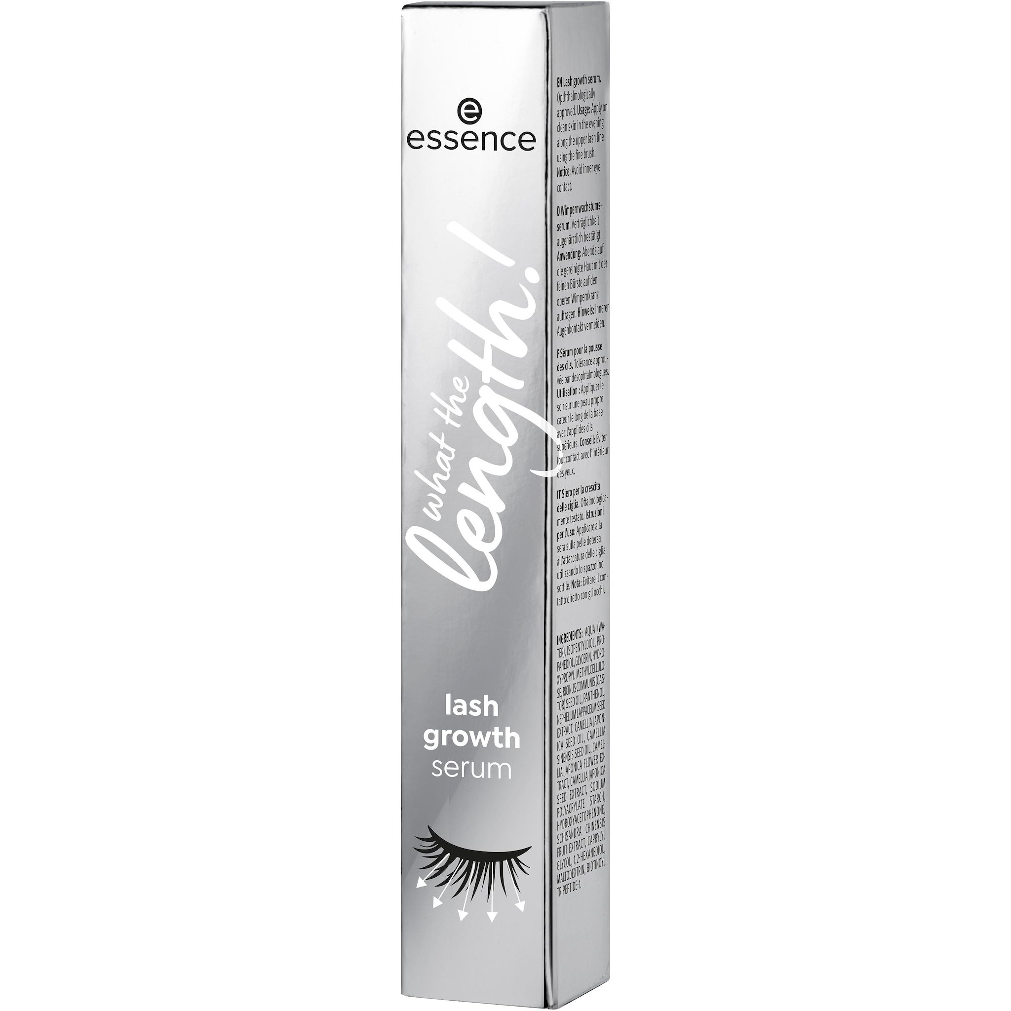 Voir la diapositive 2 : ESSENCE What the Length! Mascara waterproof 4ml