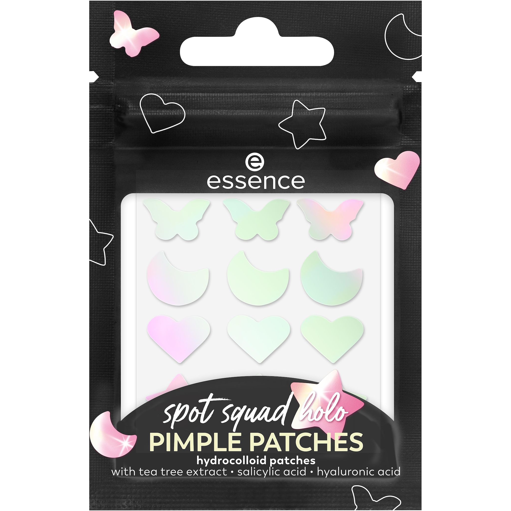 ESSENCE Pimple Patches spot squad holo hydrocolloid patches 24 pièces