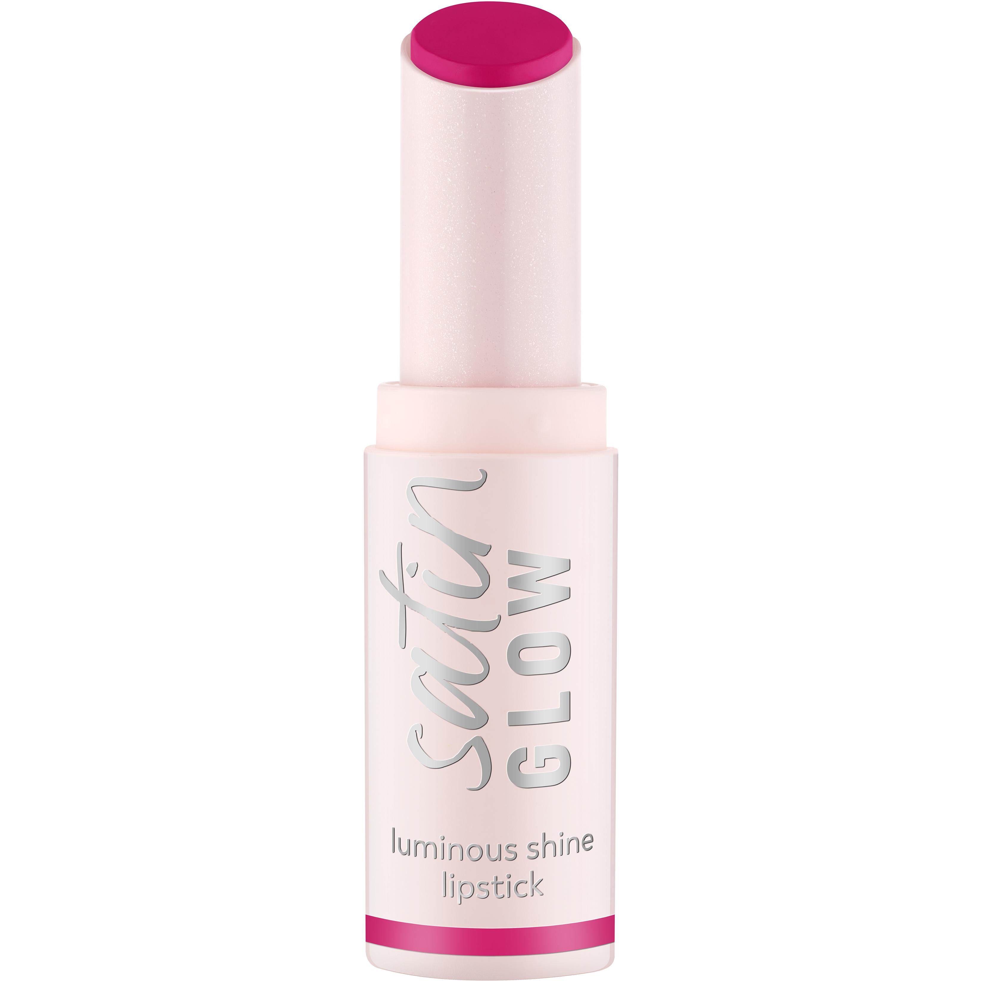 Voir la diapositive 2 : ESSENCE Satin Glow Luminous shine lipstick 08 fuchsionista 3.5g