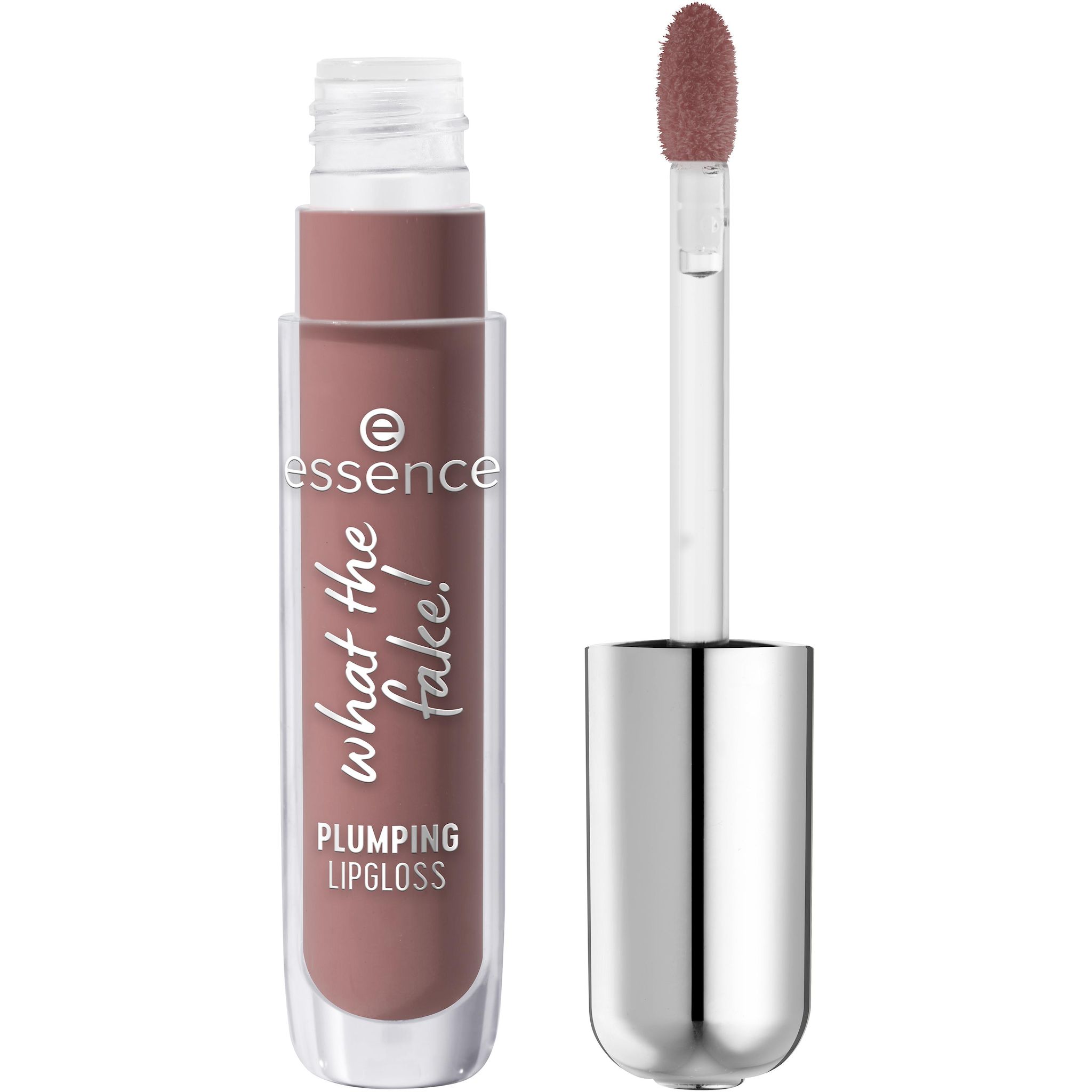 Voir la diapositive 3 : ESSENCE What The Fake! Plumping lipgloss 103 bare but better 4ml