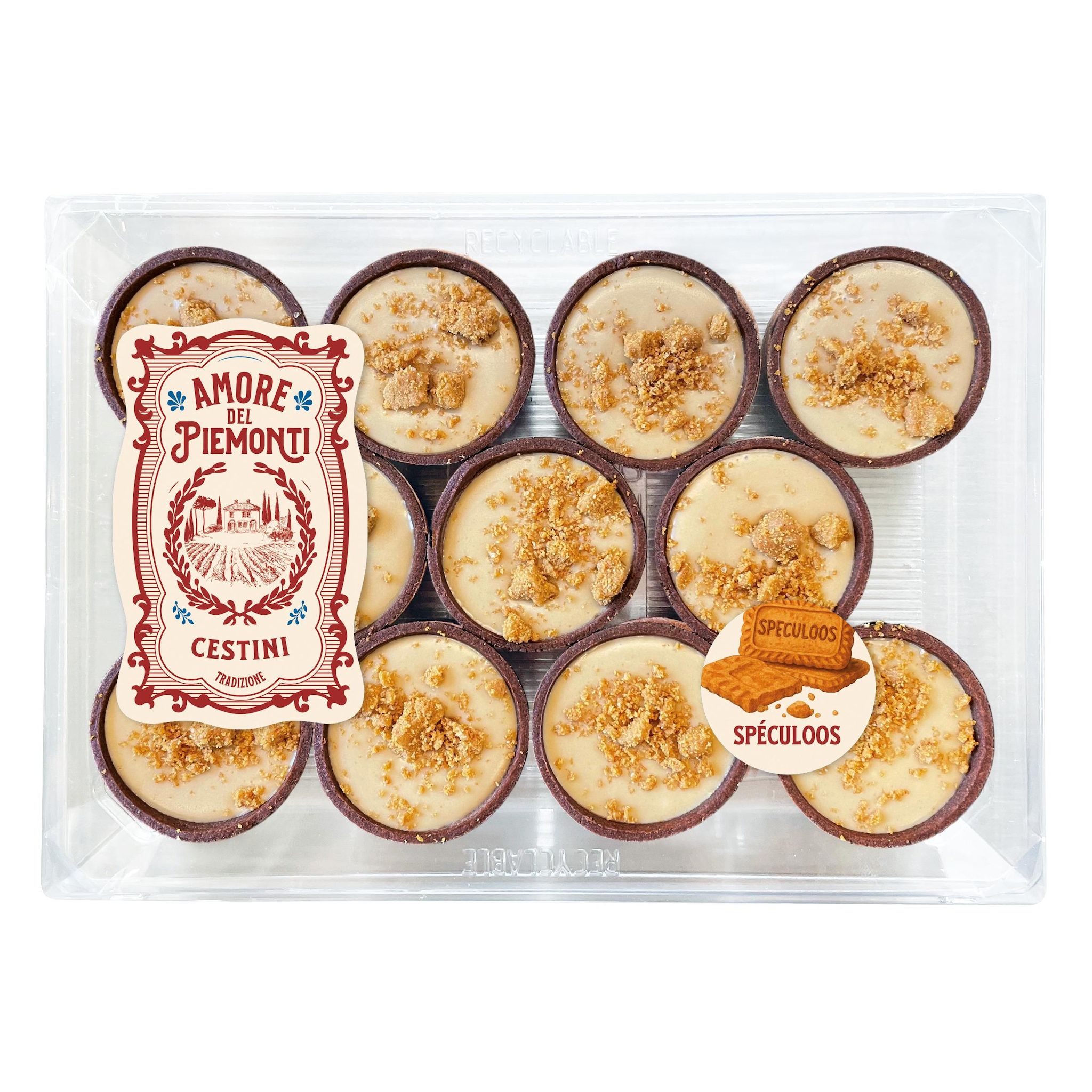 AMORE DEL PIEMONTI Cestini spéculos 187 g